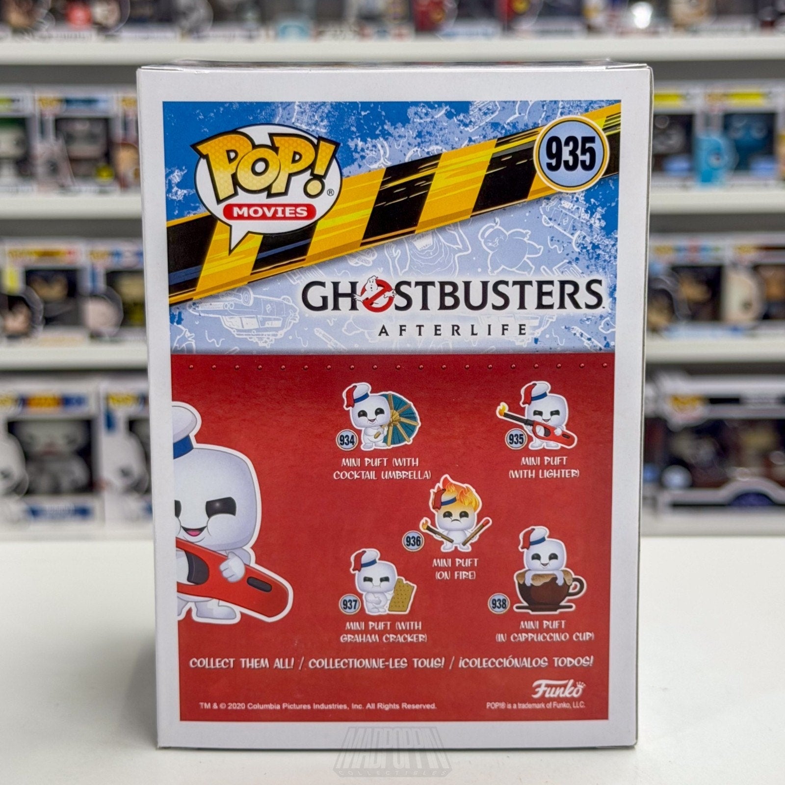 Funko Pop Movies Ghostbusters Afterlife Mini Puft w/Lighter 935 Toy Vinyl Figure