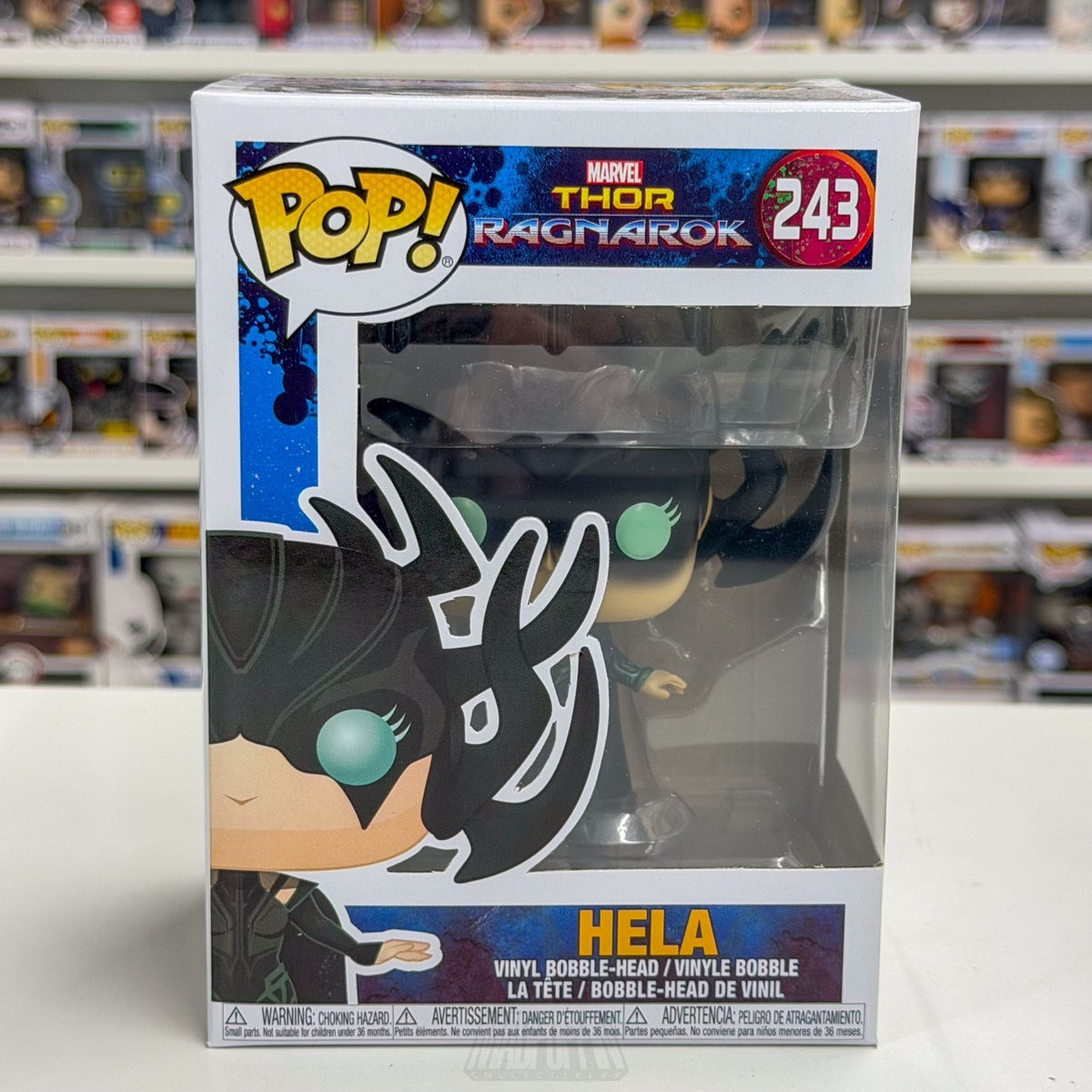 Funko Pop Marvel Thor Ragnarok Hela 243 Asgard Goddess of Death Toy Vinyl Figure