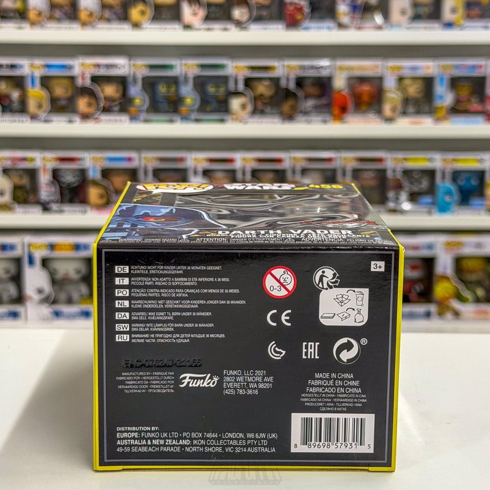 Funko Pop Star Wars Retro Darth Vader Special Edition 456 Sith Jedi Vinyl Figure