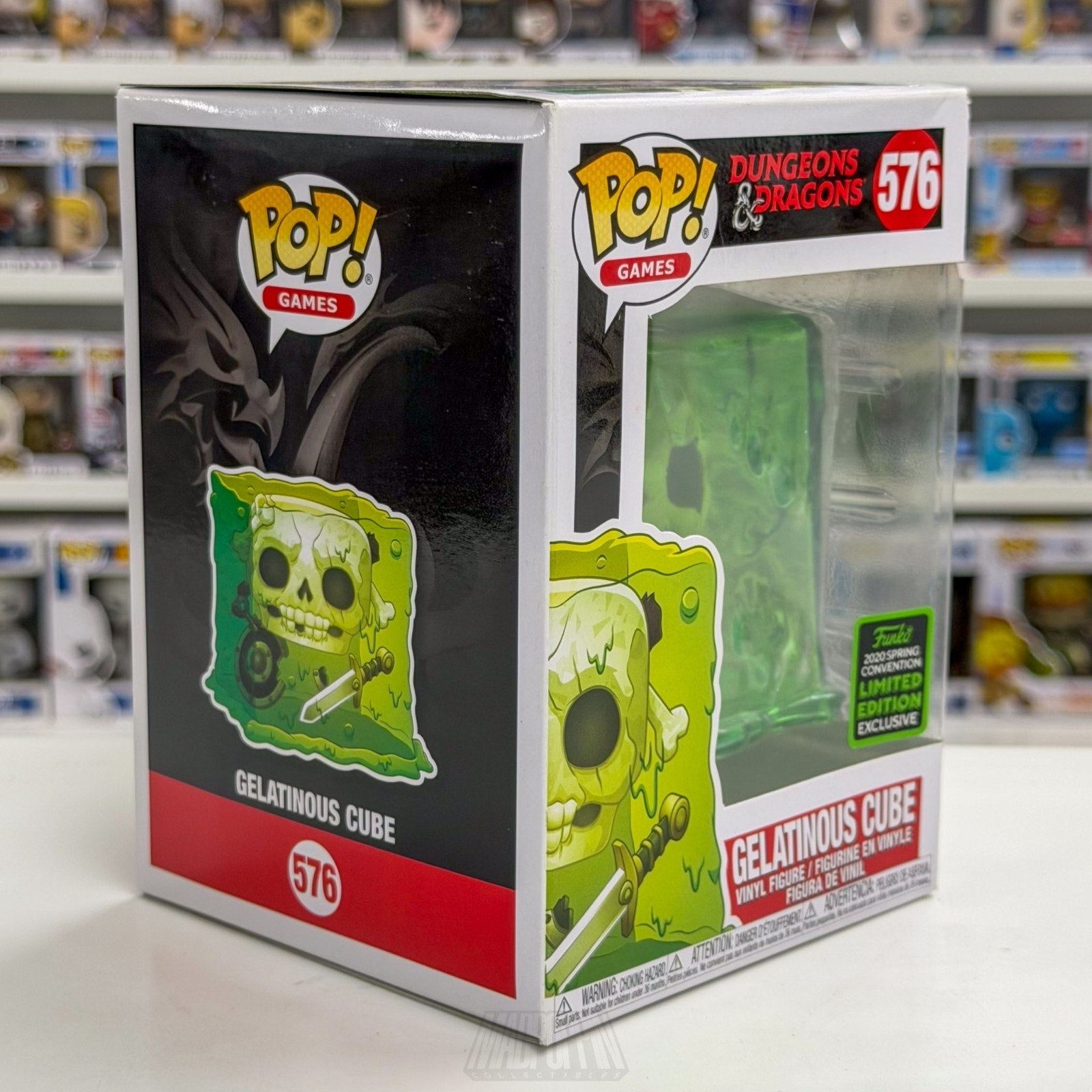 Funko Pop Games Dungeons & Dragons Gelatinous Cube ECCC 576 DnD Vinyl Figure