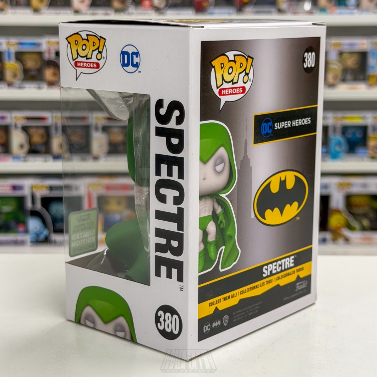 Funko Pop DC Comics Heroes Spectre ECCC Spring Convention 380 Toy Vinyl Figure