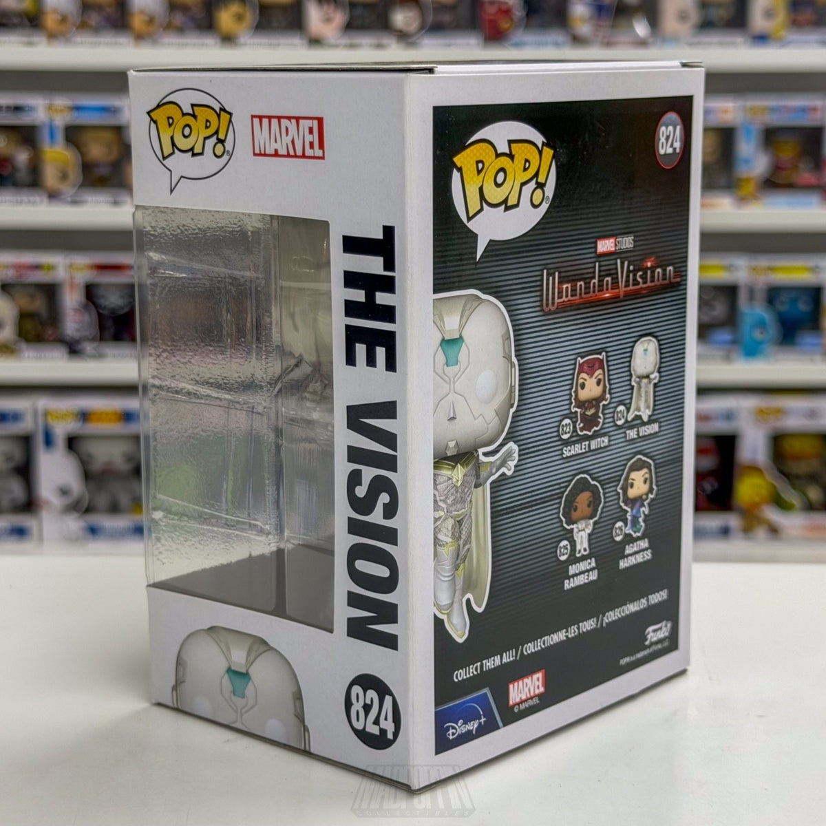 Funko Pop Marvel Wandavision The Vision White 824 Synthezoid Toy Vinyl Figure