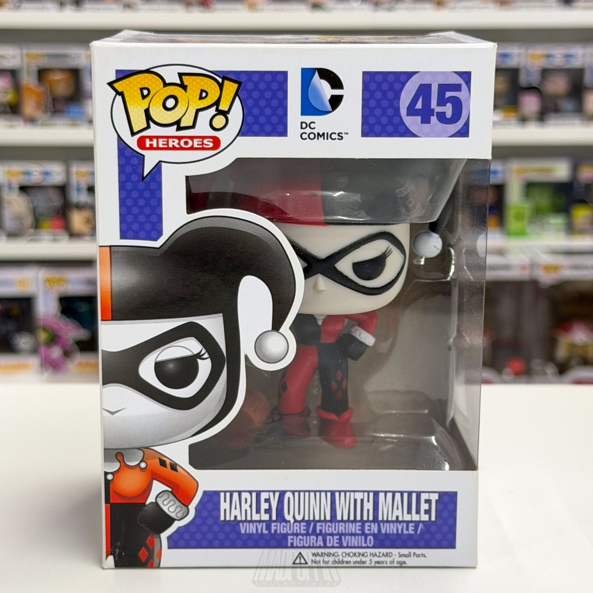 Funko Pop DC Comics Heroes Harley Quinn with Mallet 45 Joker Batman Vinyl Figure