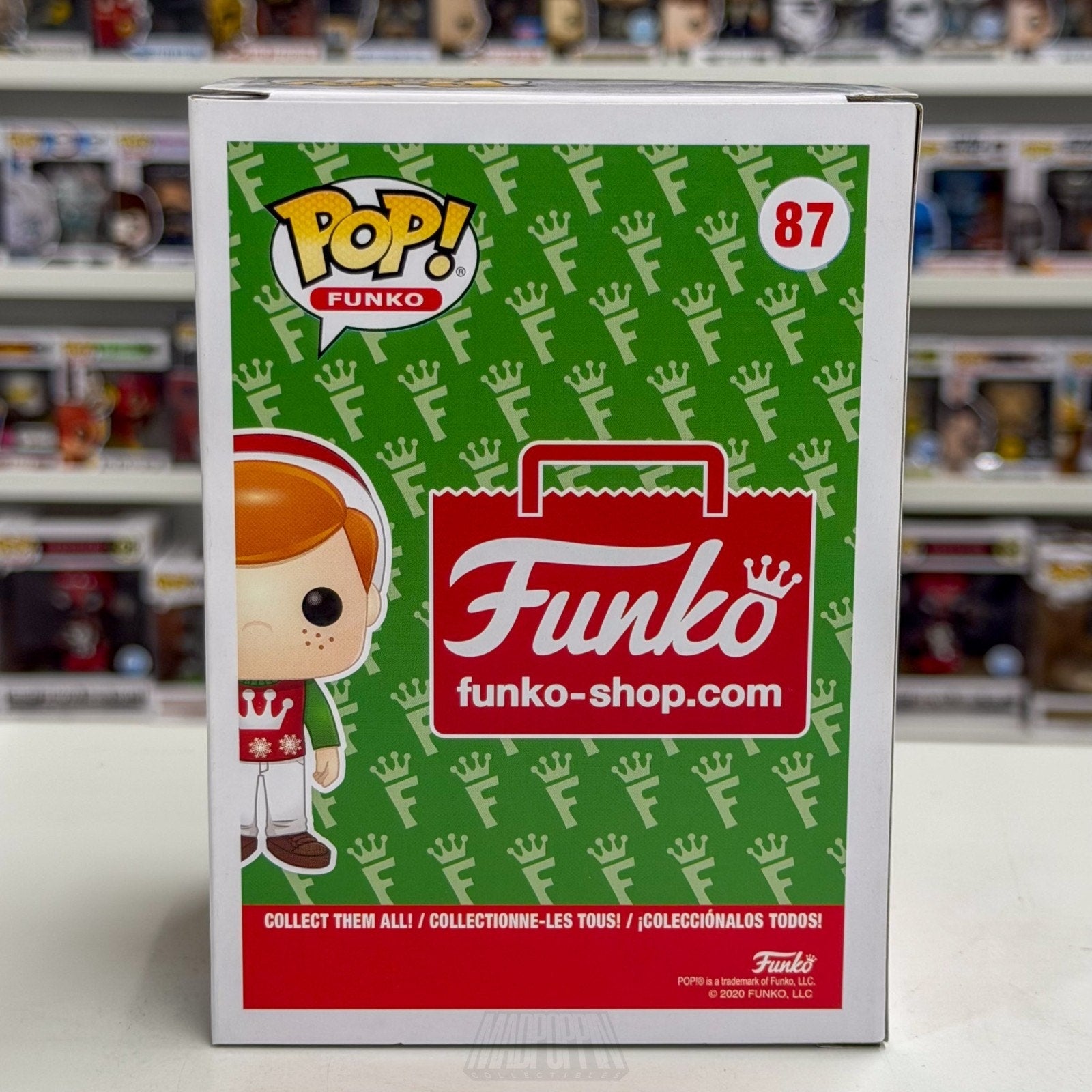 Funko Pop Freddy Santa Exclusive 87 Christmas Sweater Holiday Toy Vinyl Figure