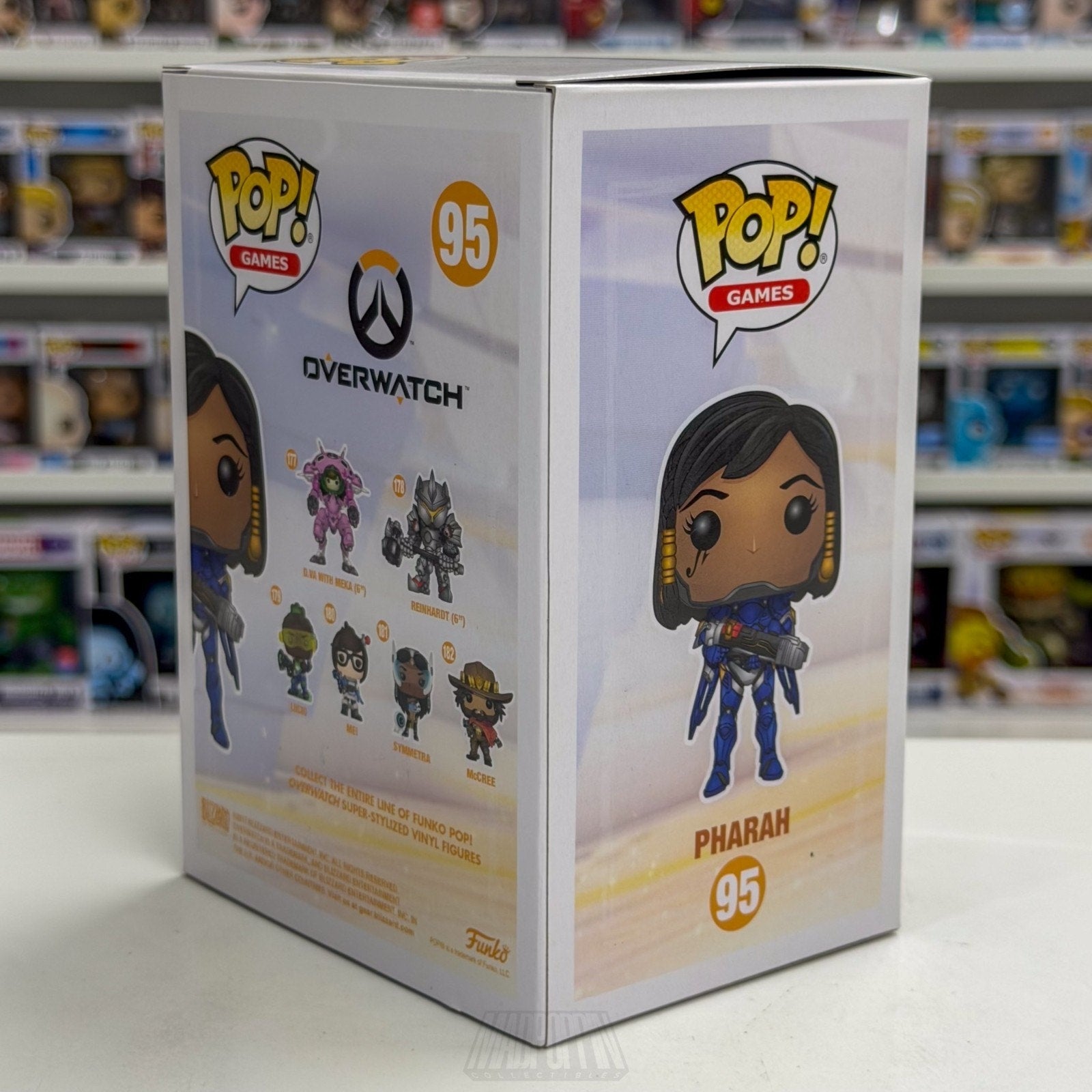 Funko Pop Games Overwatch Pharah Titanium Blizzard Gear Store 95 Vinyl Figure