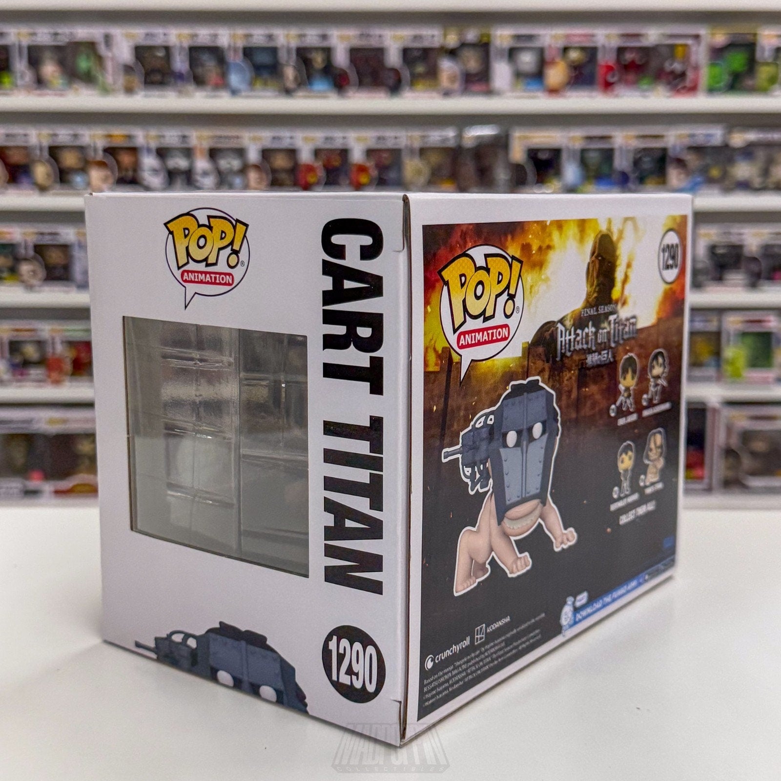 Funko Pop Anime Attack on Titan Cart Titan 6" Specialty Series 1290 Vinyl Figure