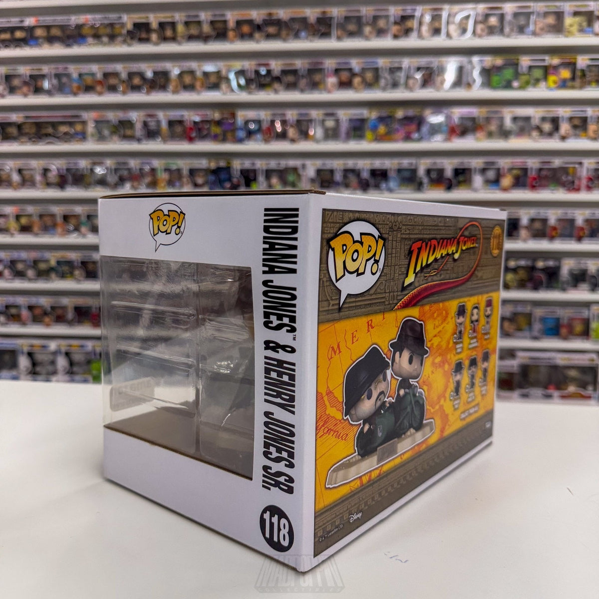 Funko Pop Deluxe Indiana Indy Jones & Henry Jones Sr Amazon 118 Toy Vinyl Figure