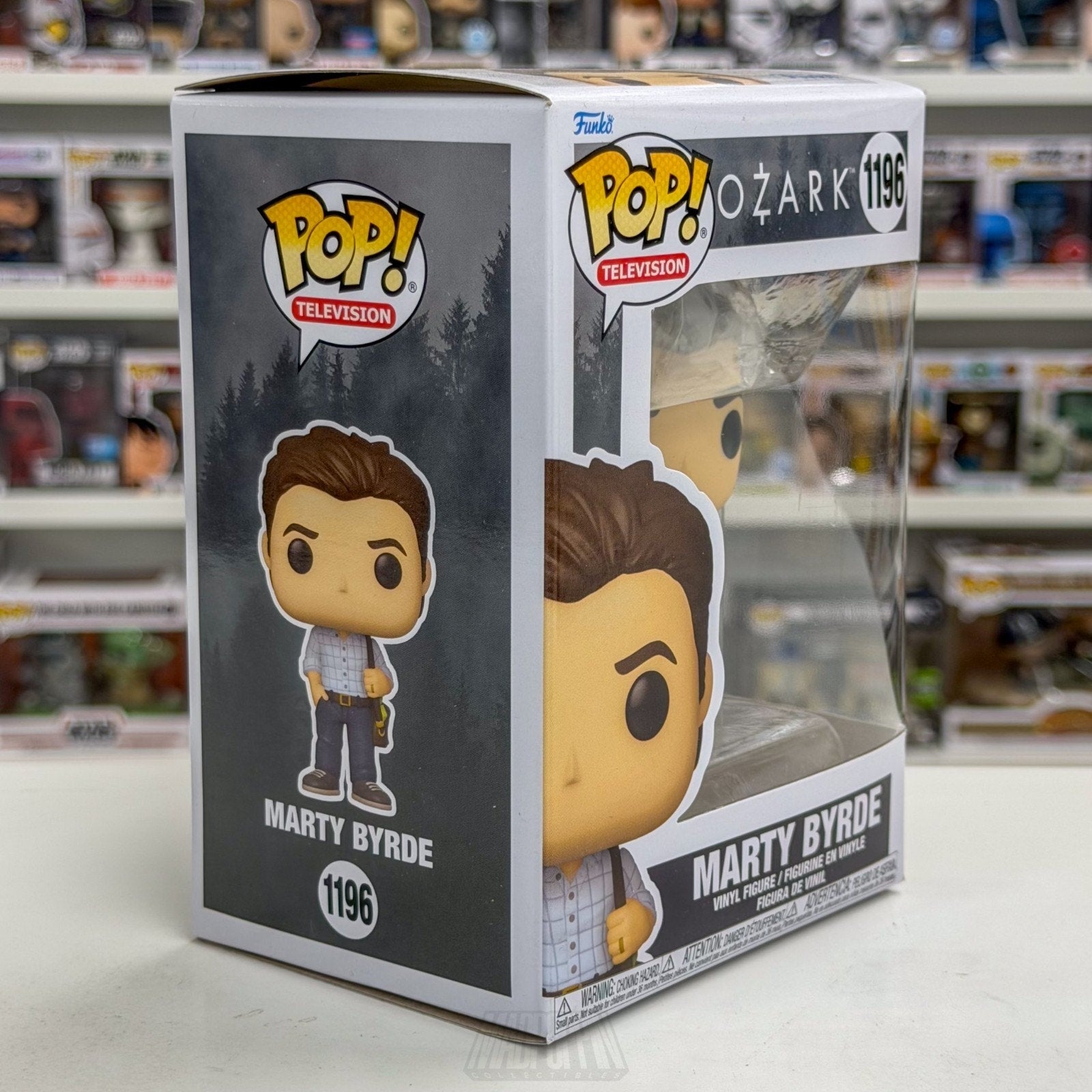 Funko Pop TV Netflix Marty Byrde 1196 Crime Drama Chicago Missouri Vinyl Figure