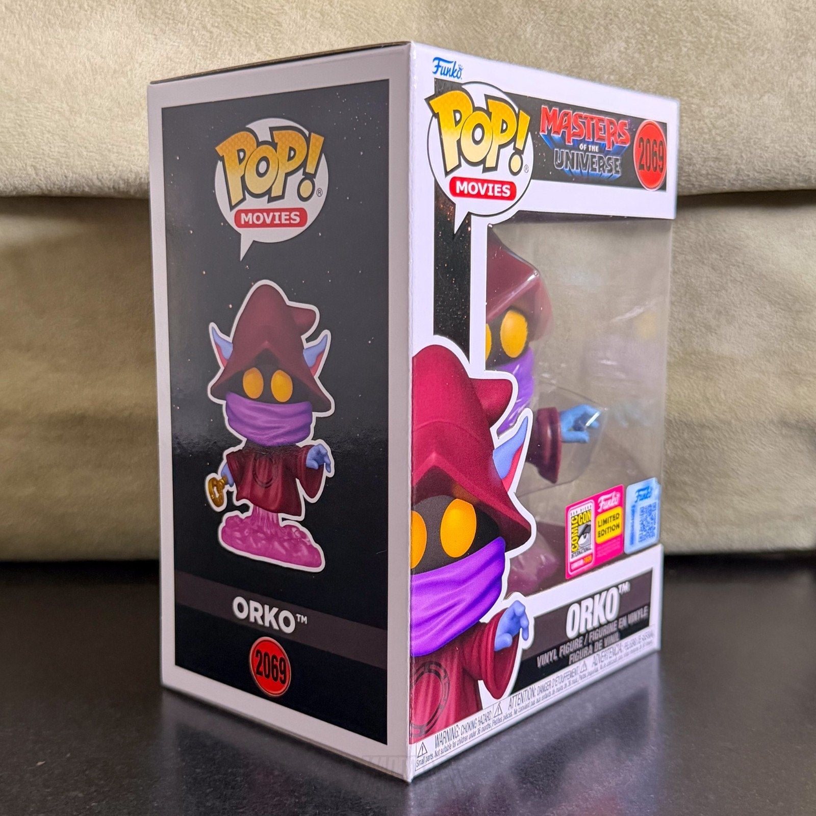 Funko Pop Movies Masters of the Universe Orko 2069 SDCC 2026 MOTU Vinyl Figure