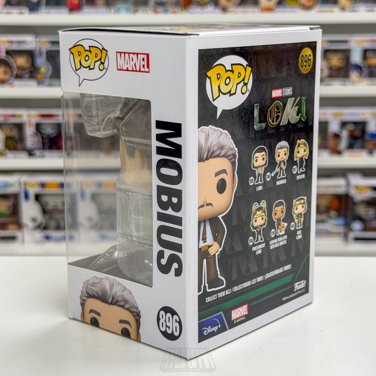 Funko Pop Marvel Studios Loki Mobius 896 MCU TVA Multiverse Toy Vinyl Figure