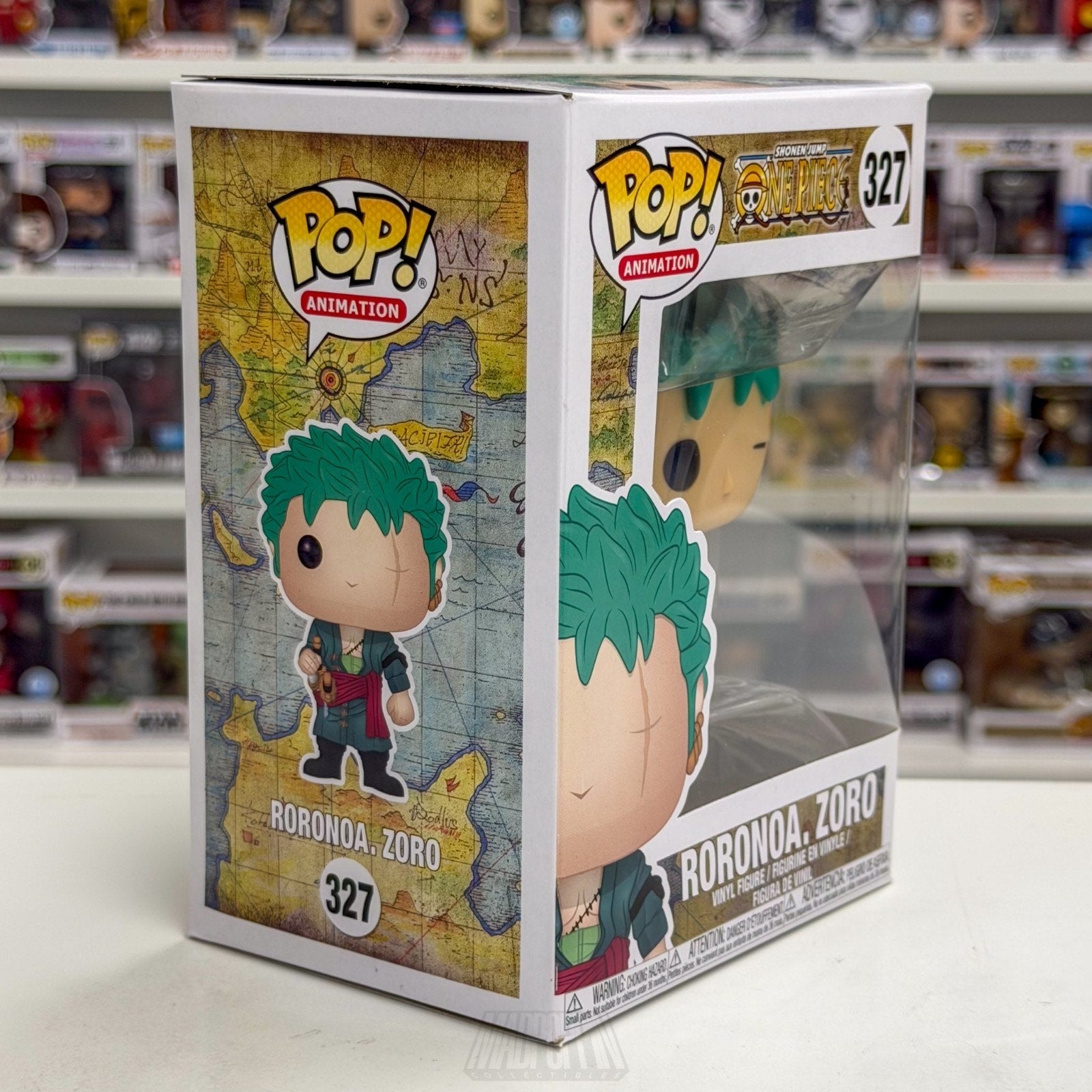 Funko Pop Anime One Piece Roronoa Zoro 327 Pirate Hunter Japan Manga Toy Figure