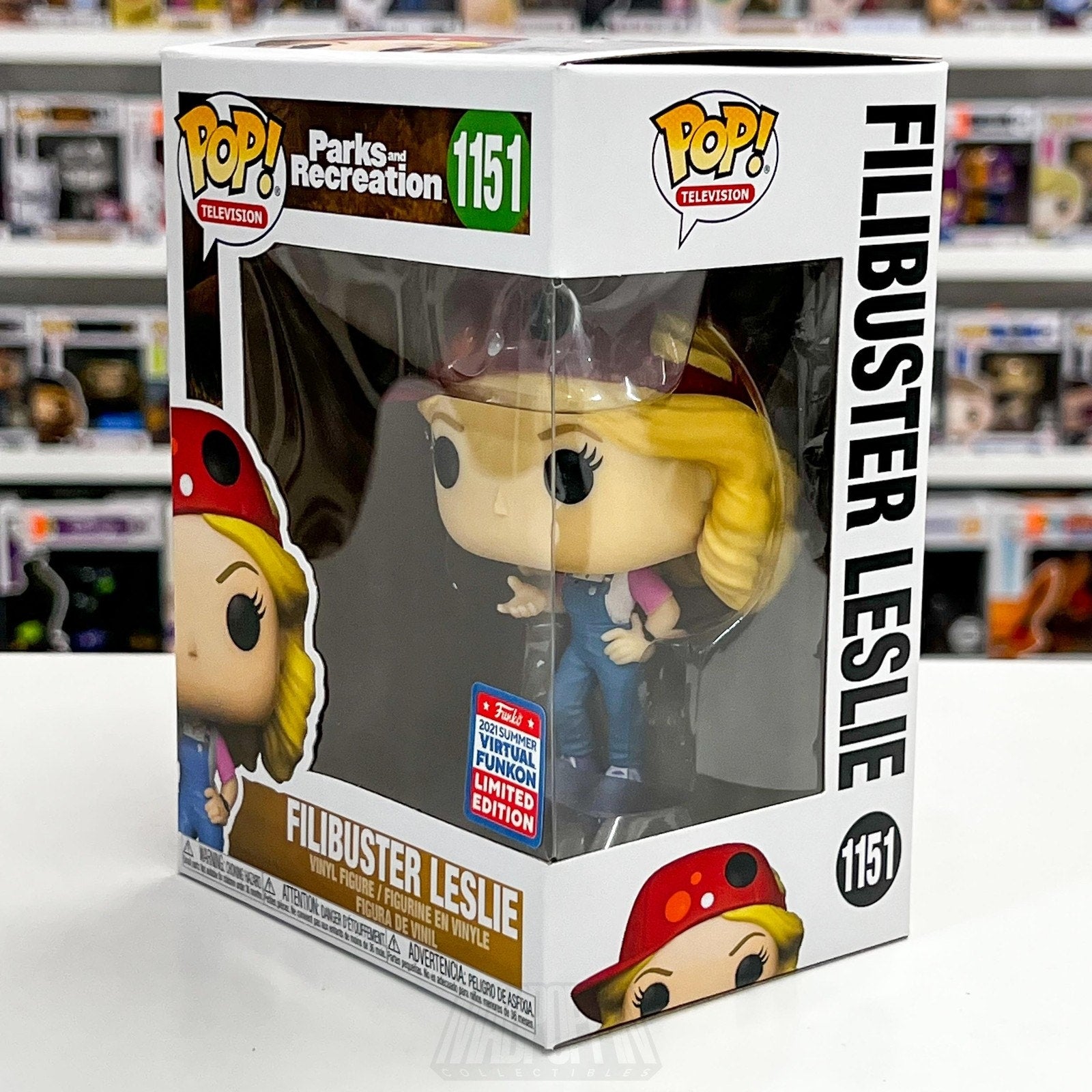 Funko Pop Television Parks and Recreation Filibuster Leslie 1151 Vinyl Figure