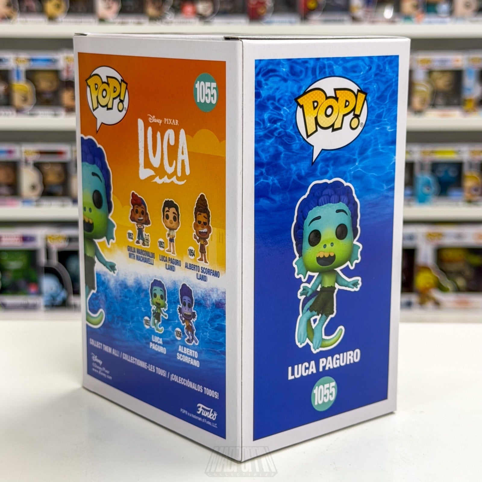 Funko Pop Disney Pixar Luca Paguro 1055 Sea Monster Animation Toy Vinyl Figure