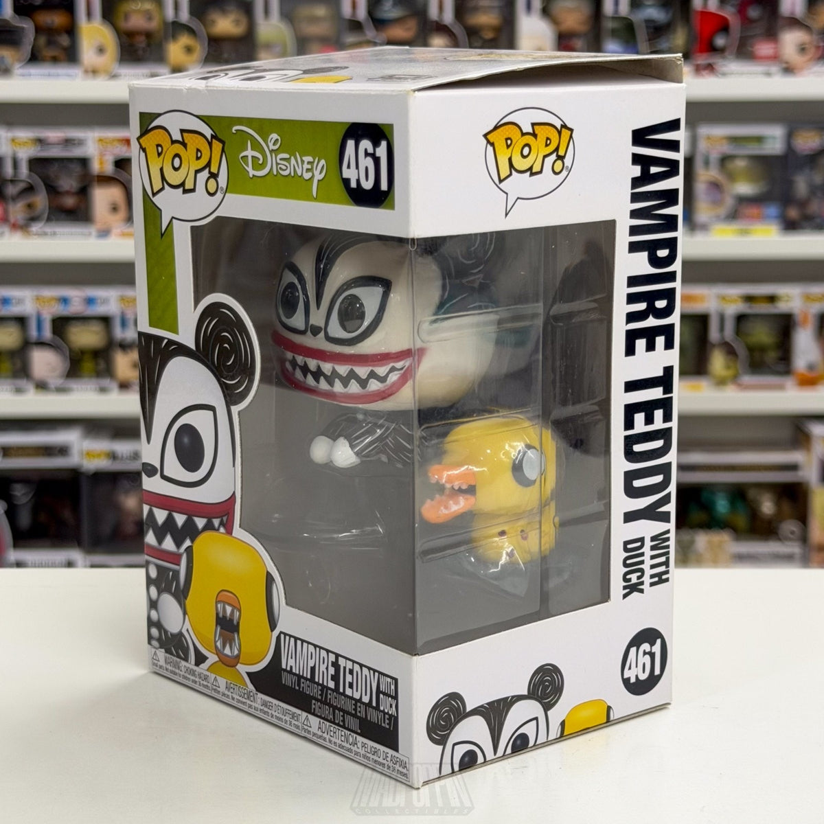 Funko Pop Disney Nightmare Before Christmas Vampire Teddy w/Duck 461 Toy Figure