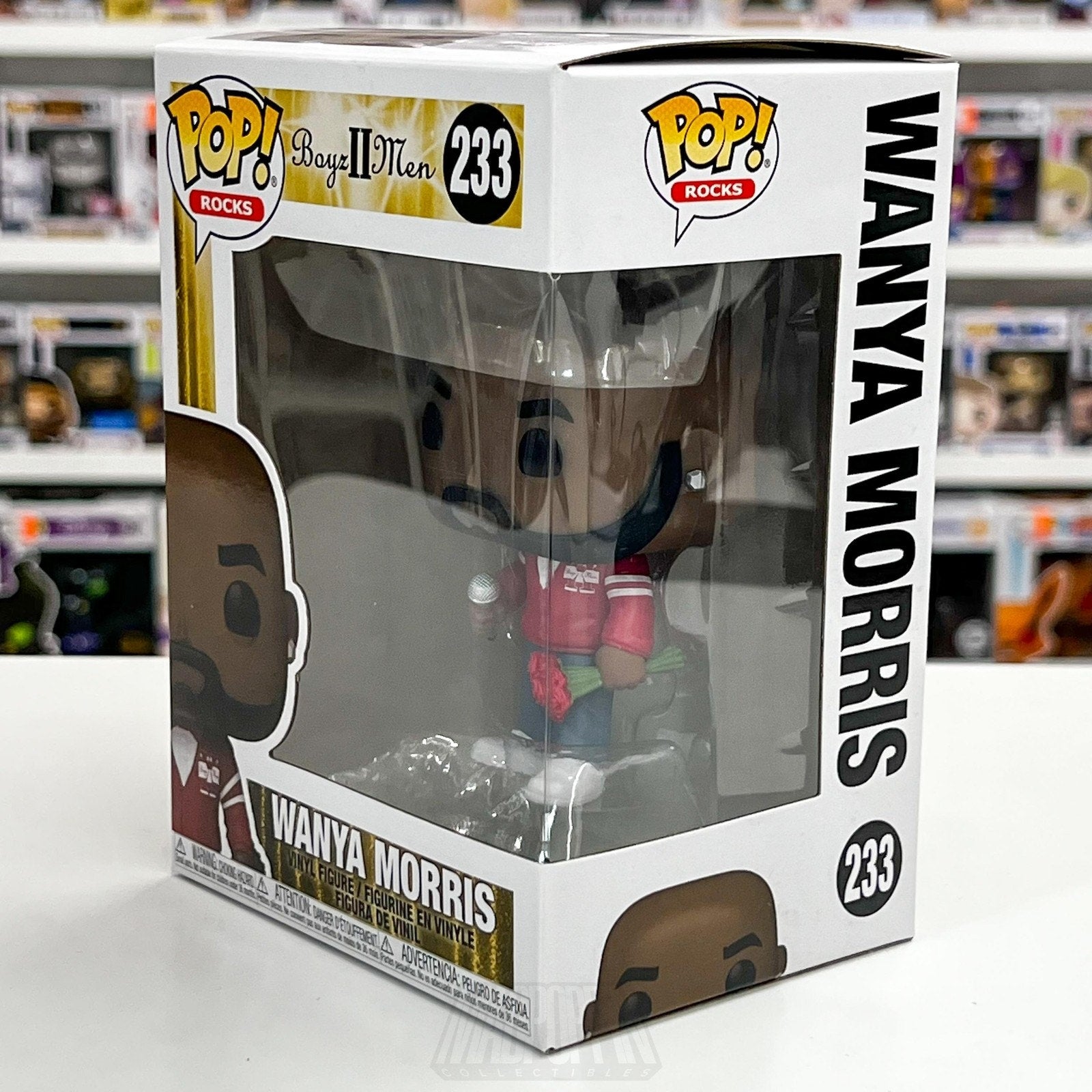 Funko Pop Rocks Boyz II Men Wanya Morris 233 Music R&B Harmony Soul Vinyl Figure