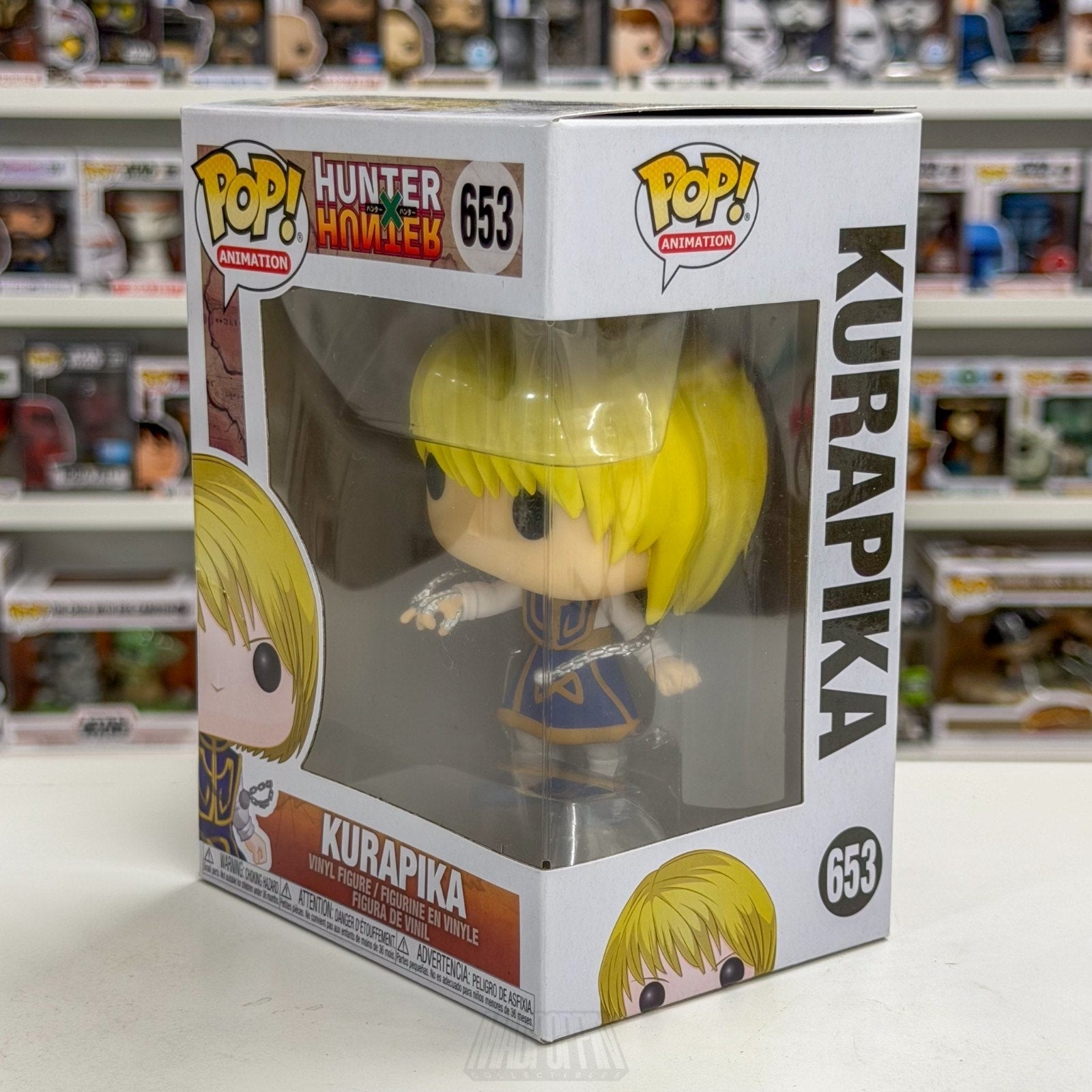 Funko Pop Anime Hunter x Hunter Kurapika 653 Japanese Manga Toy Vinyl Figure