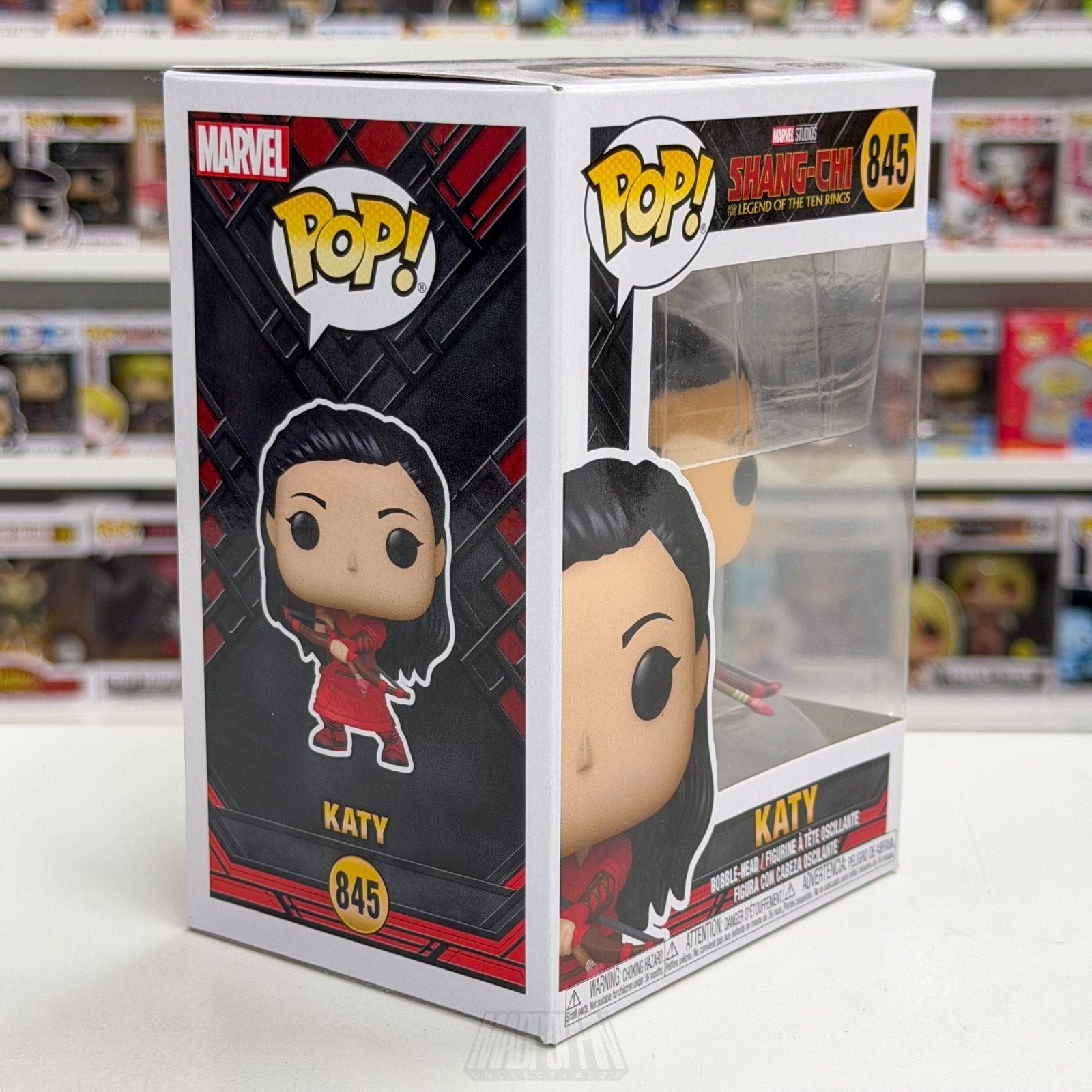 Funko Pop Marvel Shang-Chi Ten Rings Katy Chen Bow & Arrow 845 MCU Vinyl Figure
