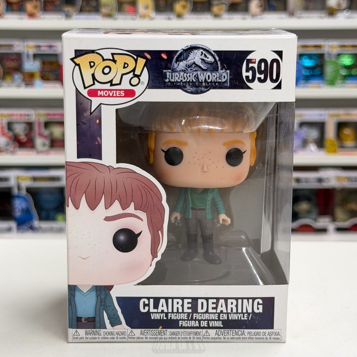 Funko Pop Movies Jurassic World Fallen Kingdom Claire Dearing 590 Vinyl Figure