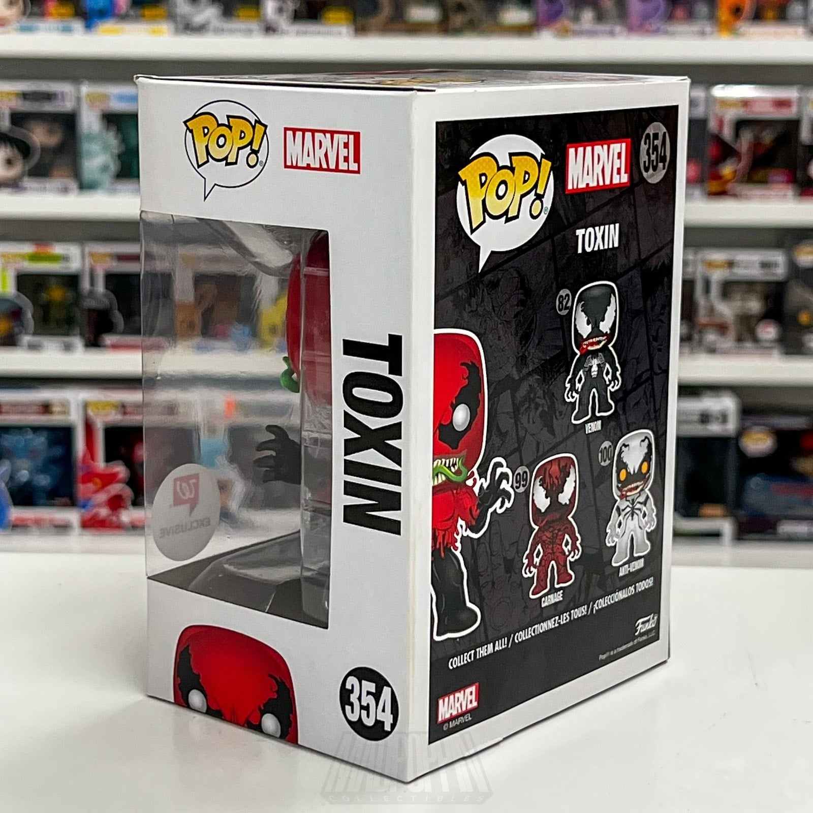 Funko Pop Marvel Toxin Walgreens 354 Symbiotes Supervillain Toy Vinyl Figure
