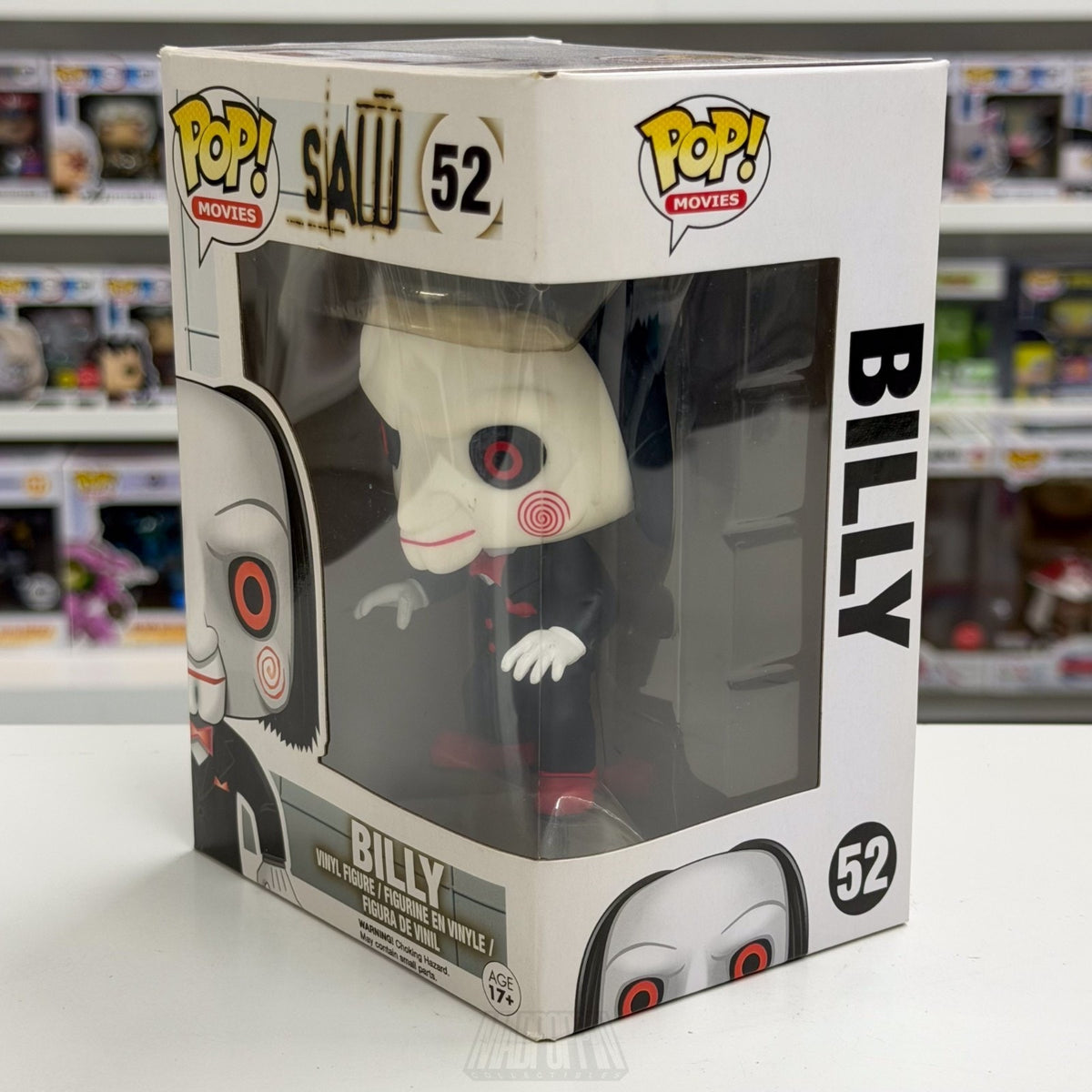 Funko Pop Movies Saw Billy the Puppet 52 Jigsaw Horror Franchise Vinyl Figure