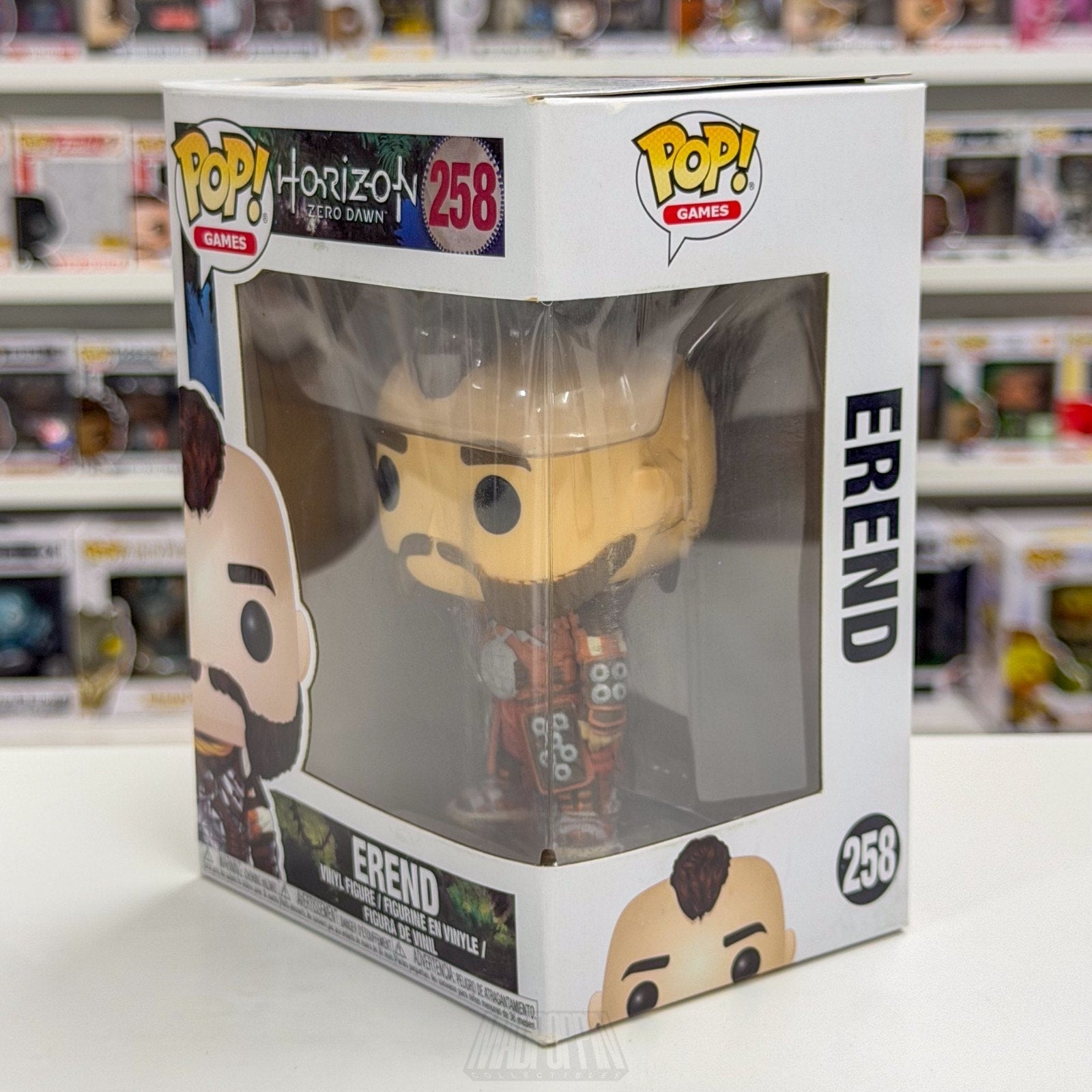 Funko Pop Video Games Horizon Zero Dawn Erend Vanguardsman 258 Toy Vinyl Figure