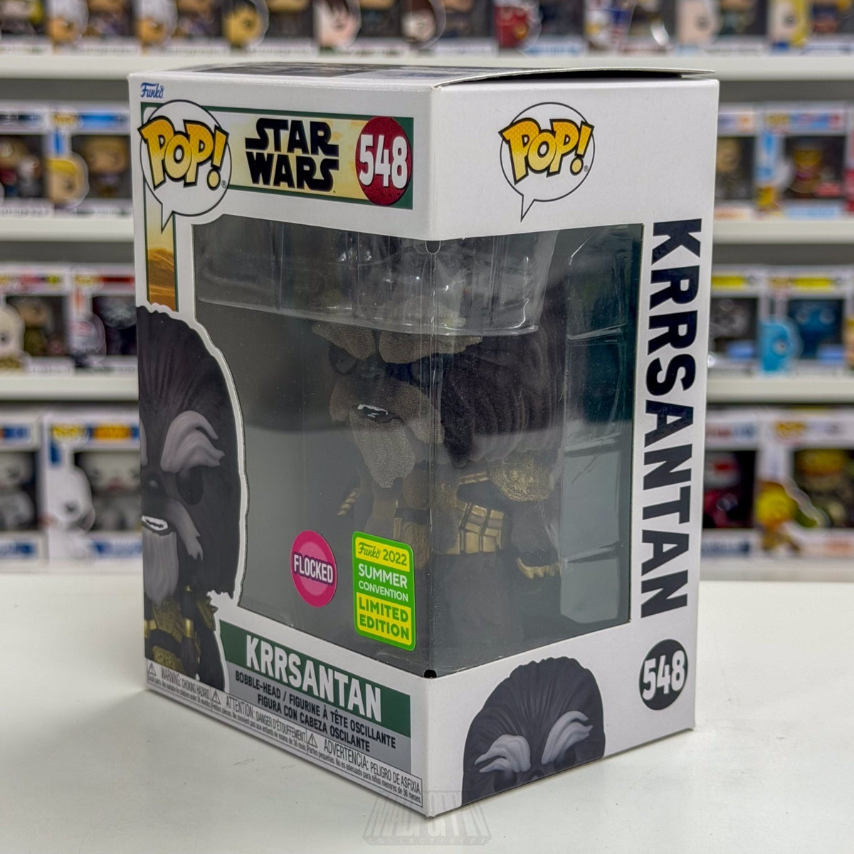 Funko Pop Star Wars Book of Boba Fett Krrsantan Flocked SDCC 548 Vinyl Figure