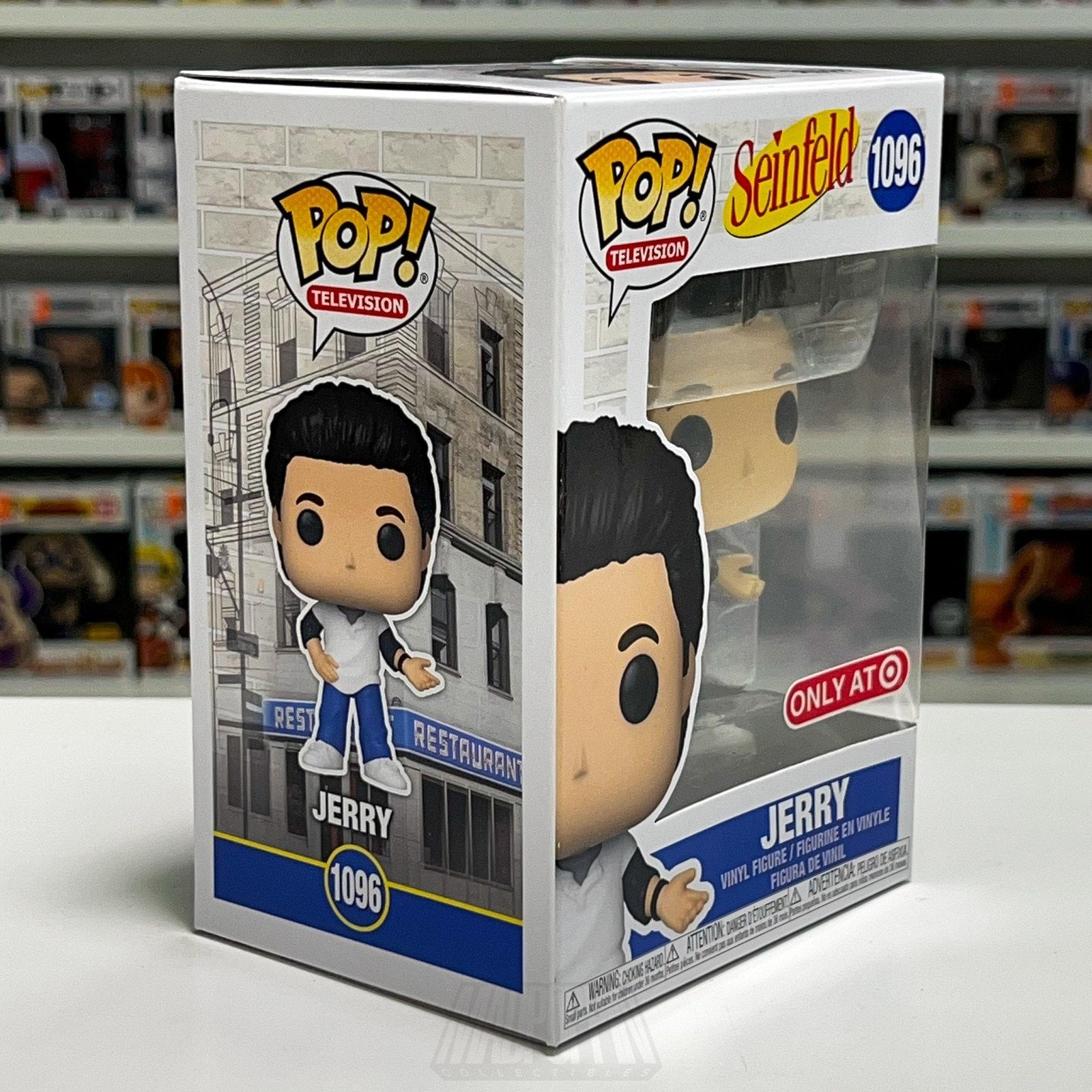 Funko Pop TV Seinfeld Jerry Target Exclusive 1096 Comedy Sitcom Toy Vinyl Figure