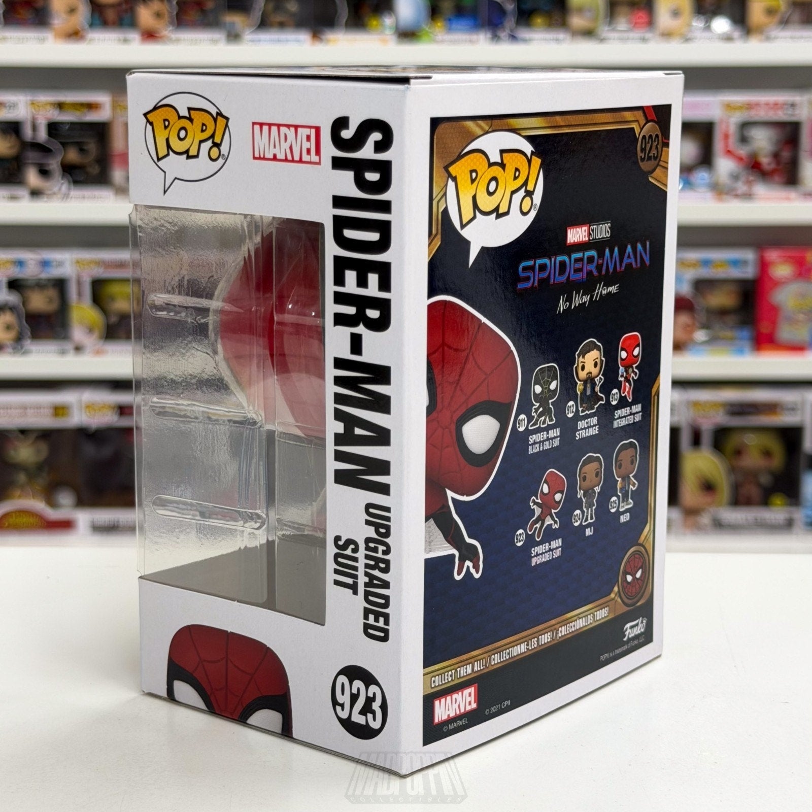 Funko Pop Marvel Spider-Man No Way Home Upgraded Suit 923 Superhero Vinyl Figure