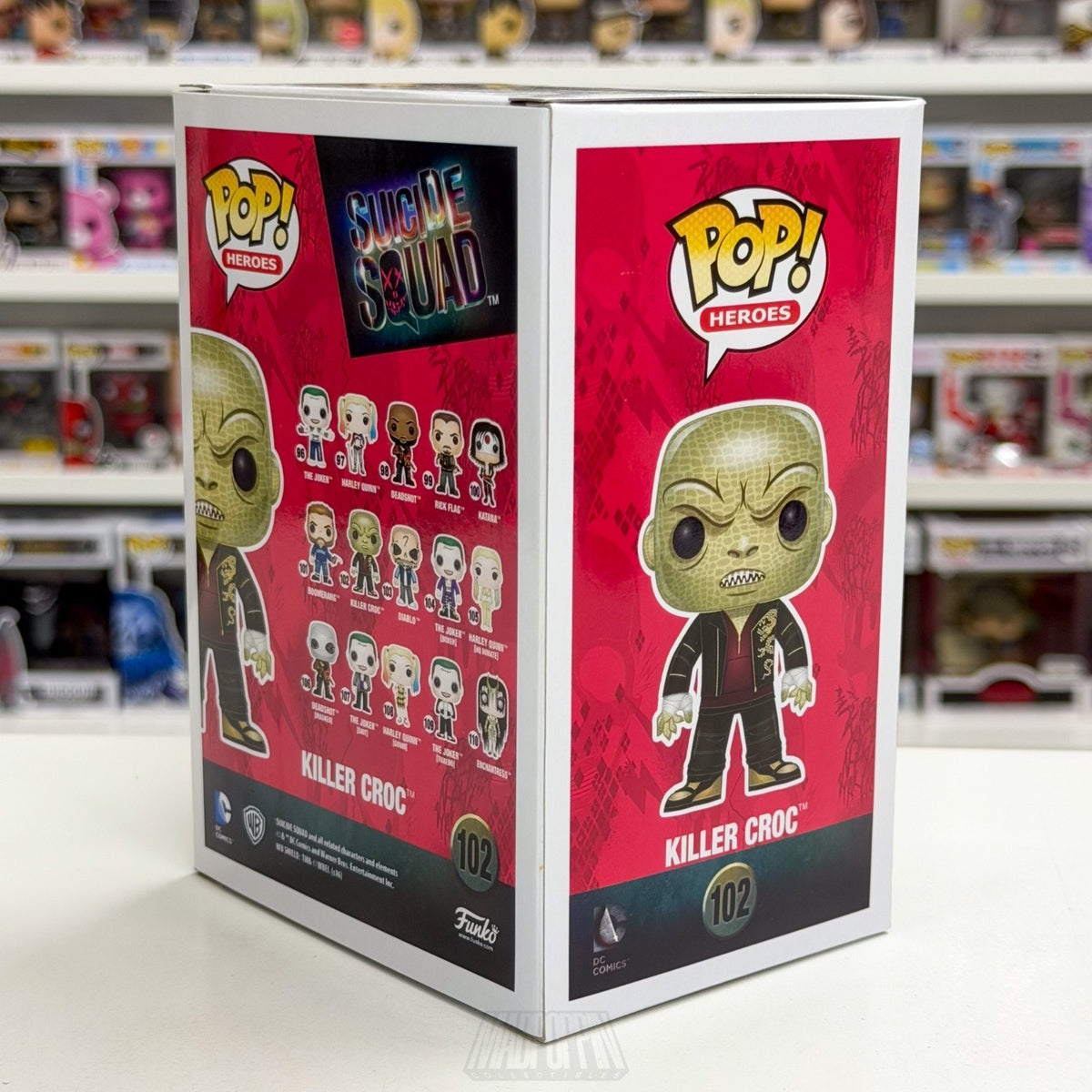 Funko Pop DC Super Heroes Suicide Squad Killer Croc 102 Metahuman Vinyl Figure