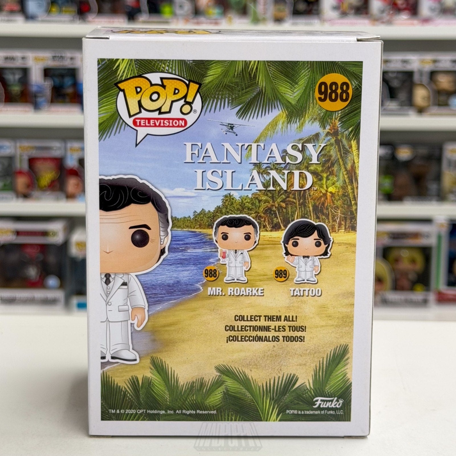 Funko Pop TV Fantasy Island Mr Roarke 988 ABC Fantasy Drama Show Vinyl Figure