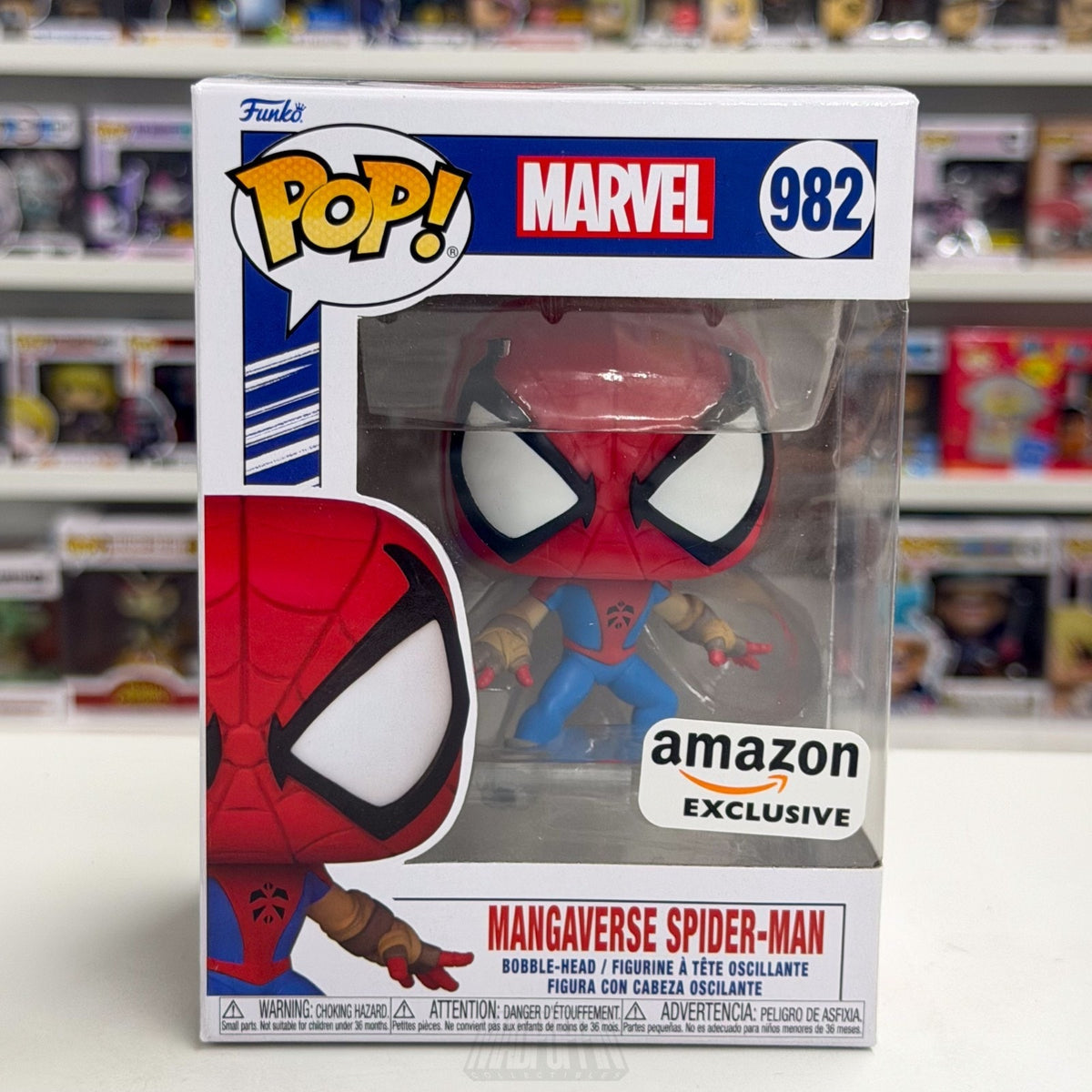 Funko Pop Marvel Mangaverse Spider-Man Amazon 982 Beyond Amazing Vinyl Figure