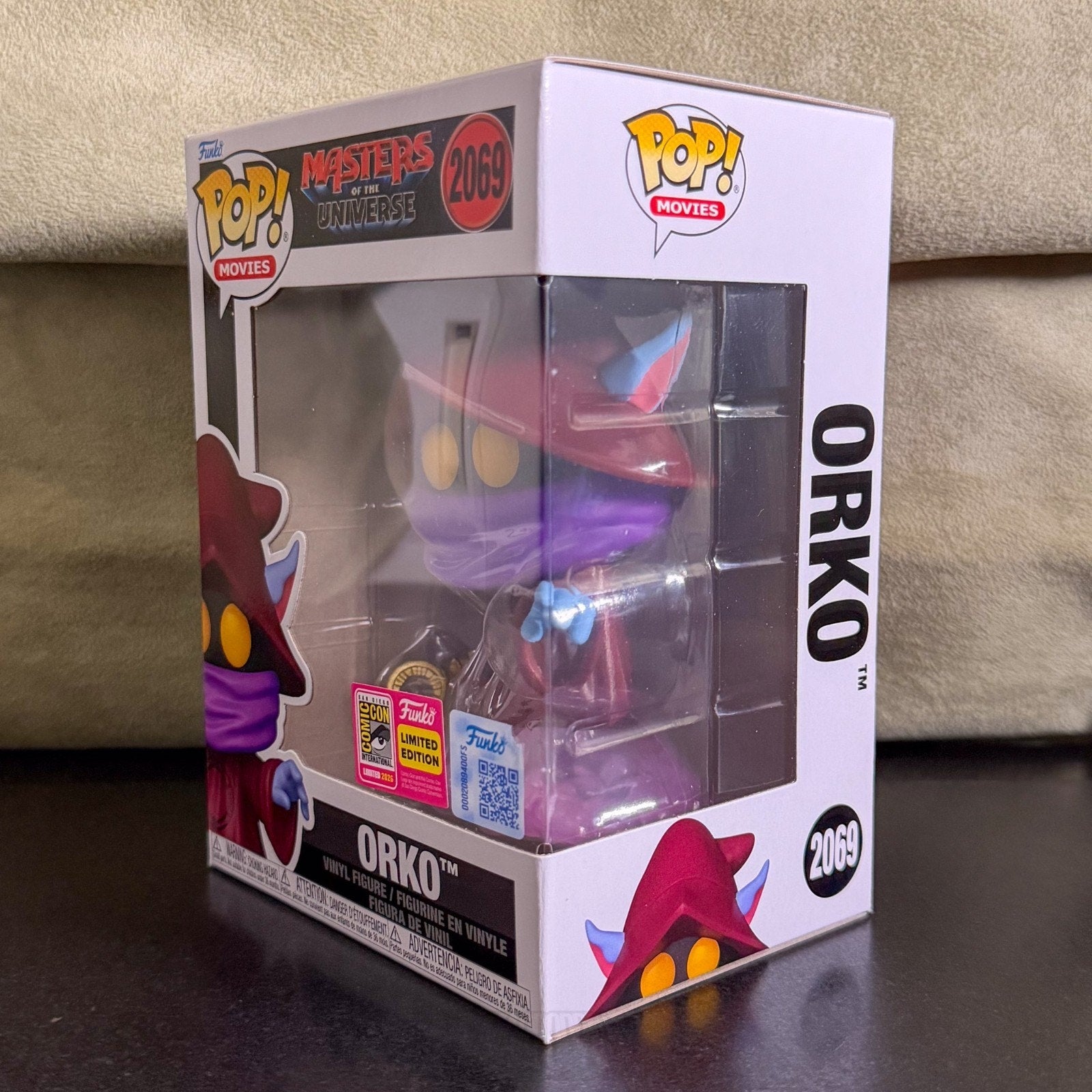 Funko Pop Movies Masters of the Universe Orko 2069 SDCC 2026 MOTU Vinyl Figure
