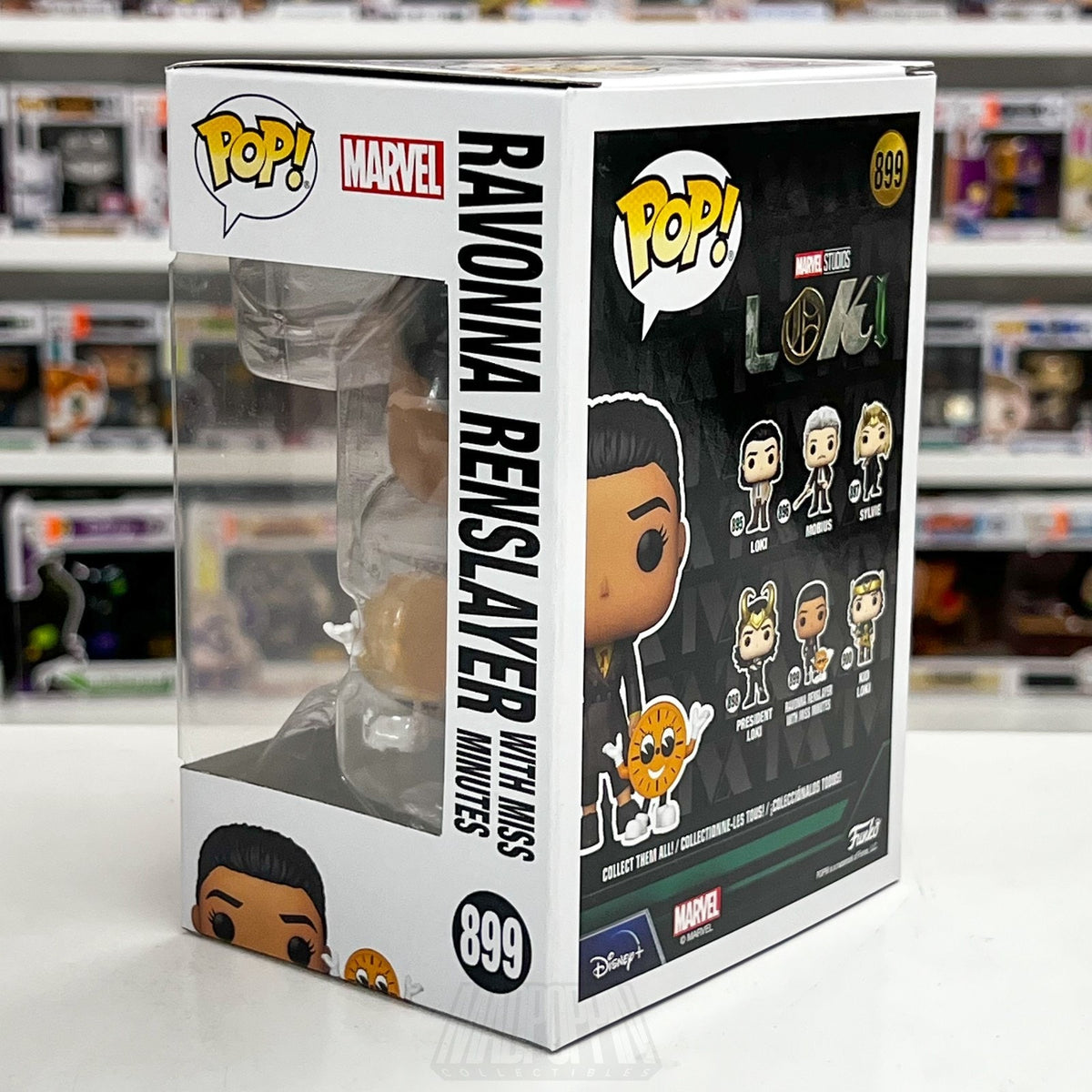 Funko Pop Marvel Studios Disney Loki Ravonna Renslayer with Miss Minutes 899 Toy