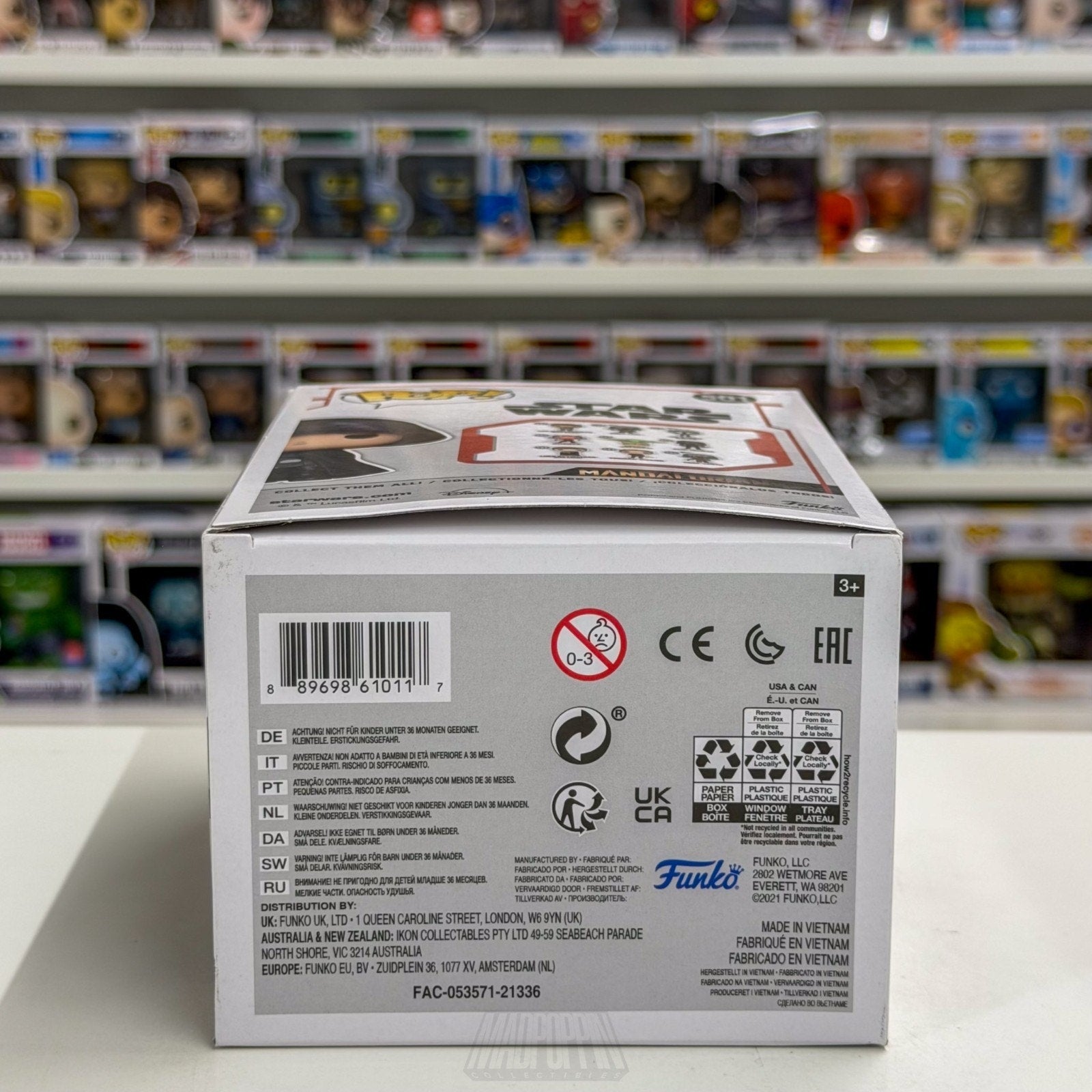 Funko Pop Star Wars Luke Skywalker Glow Entertainment Earth 501 Toy Vinyl Figure