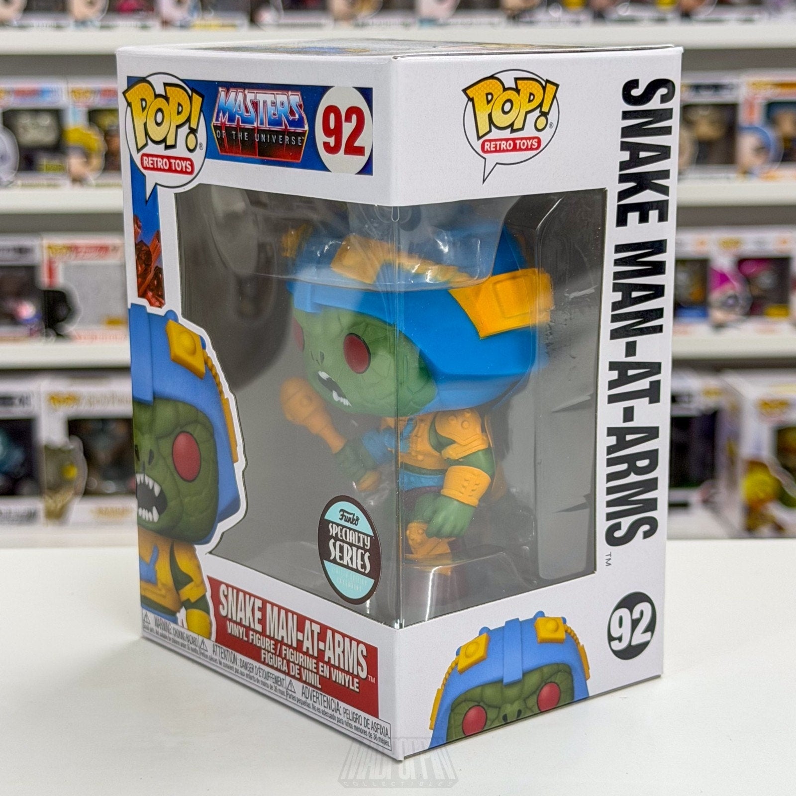 Funko Pop Masters of the Universe Snake Man-at-Arms Specialty Series 92 Figure