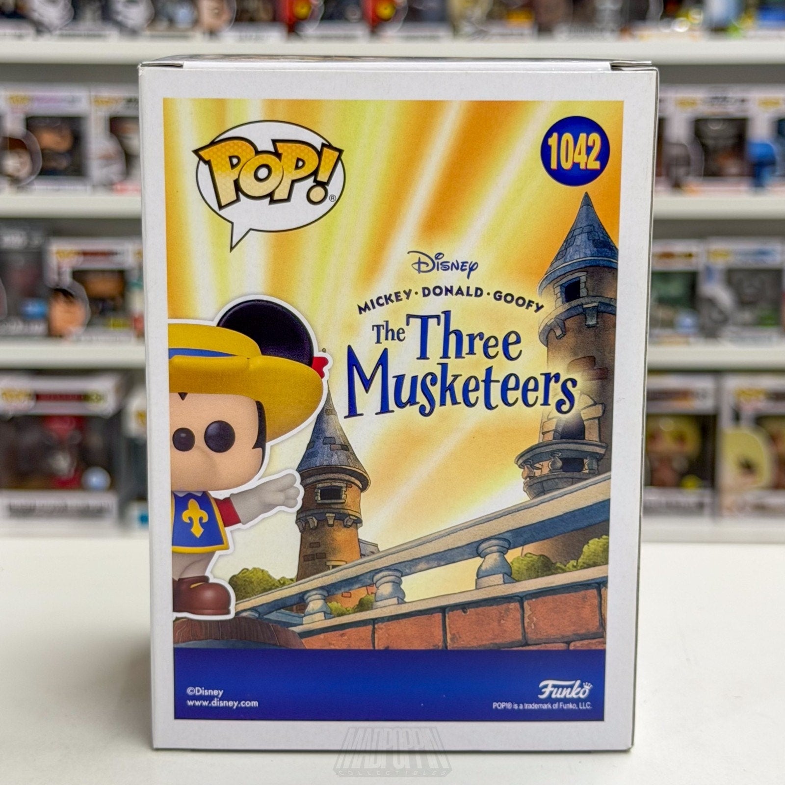Funko Pop Disney Mickey Mouse The Three Musketeers FunKon 1042 Toy Vinyl Figure