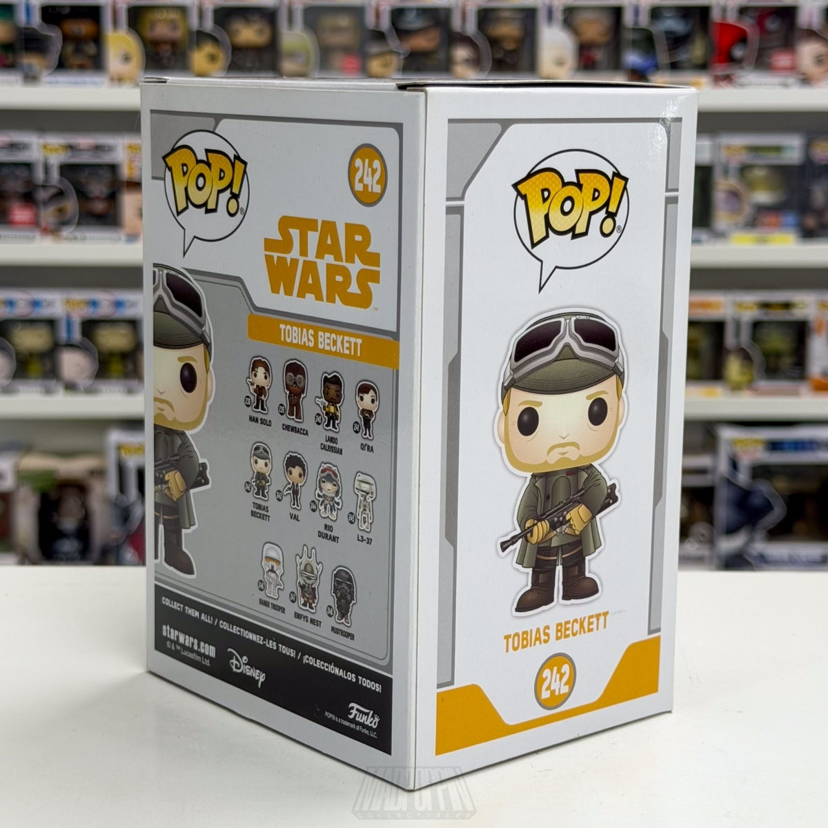 Funko Pop Star Wars Solo Story Tobias Beckett 242 Thief Crime Empire Toy Figure