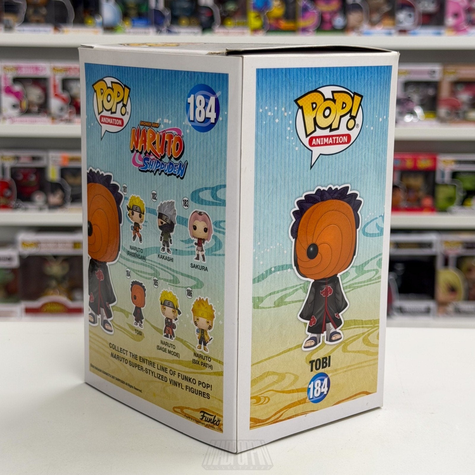 Funko Pop Anime Naruto Shippuden Tobi 184 Obito Uchiha Manga Toy Vinyl Figure