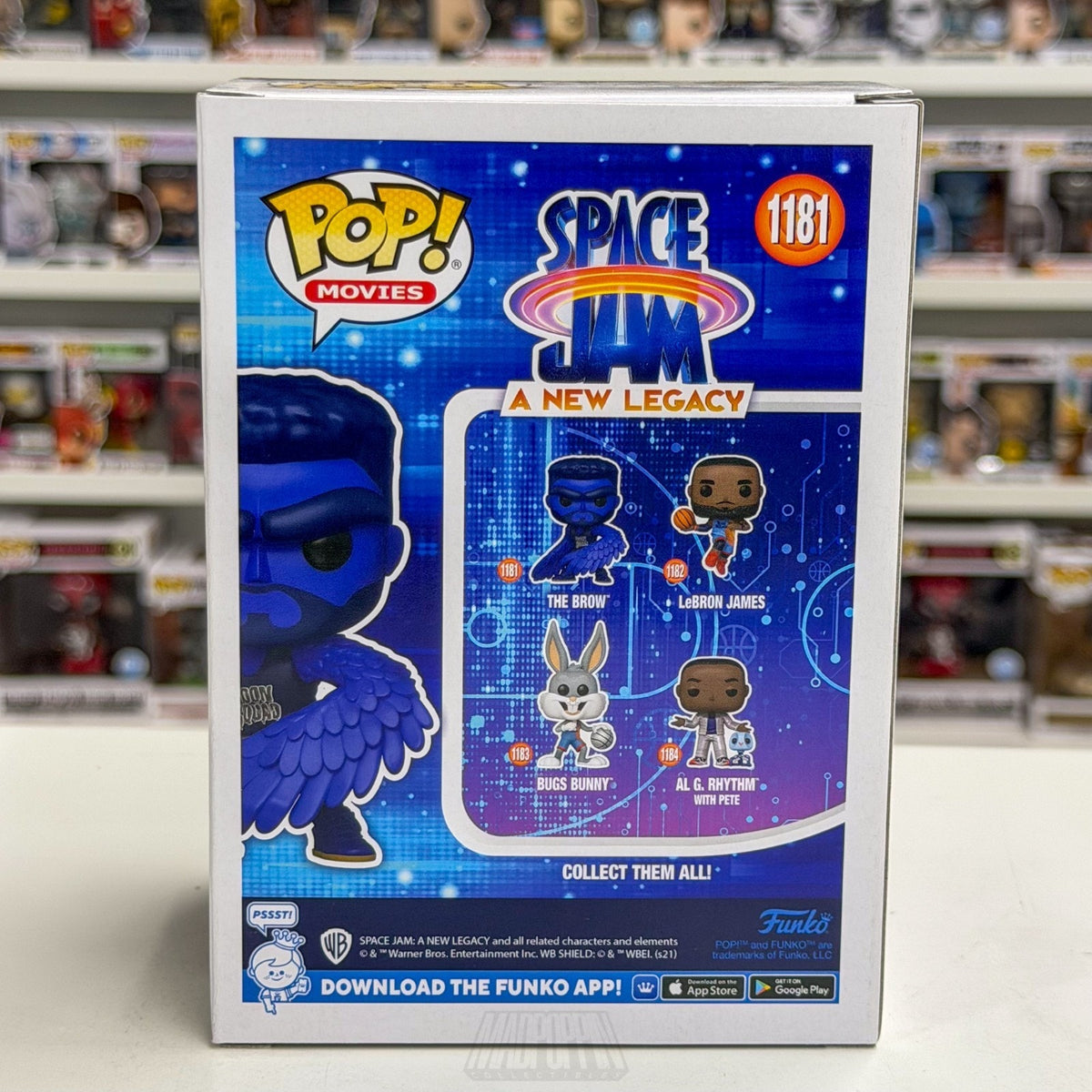 Funko Pop Movies Space Jam Legacy The Brow 1181 Basketball Sequel Vinyl Figure