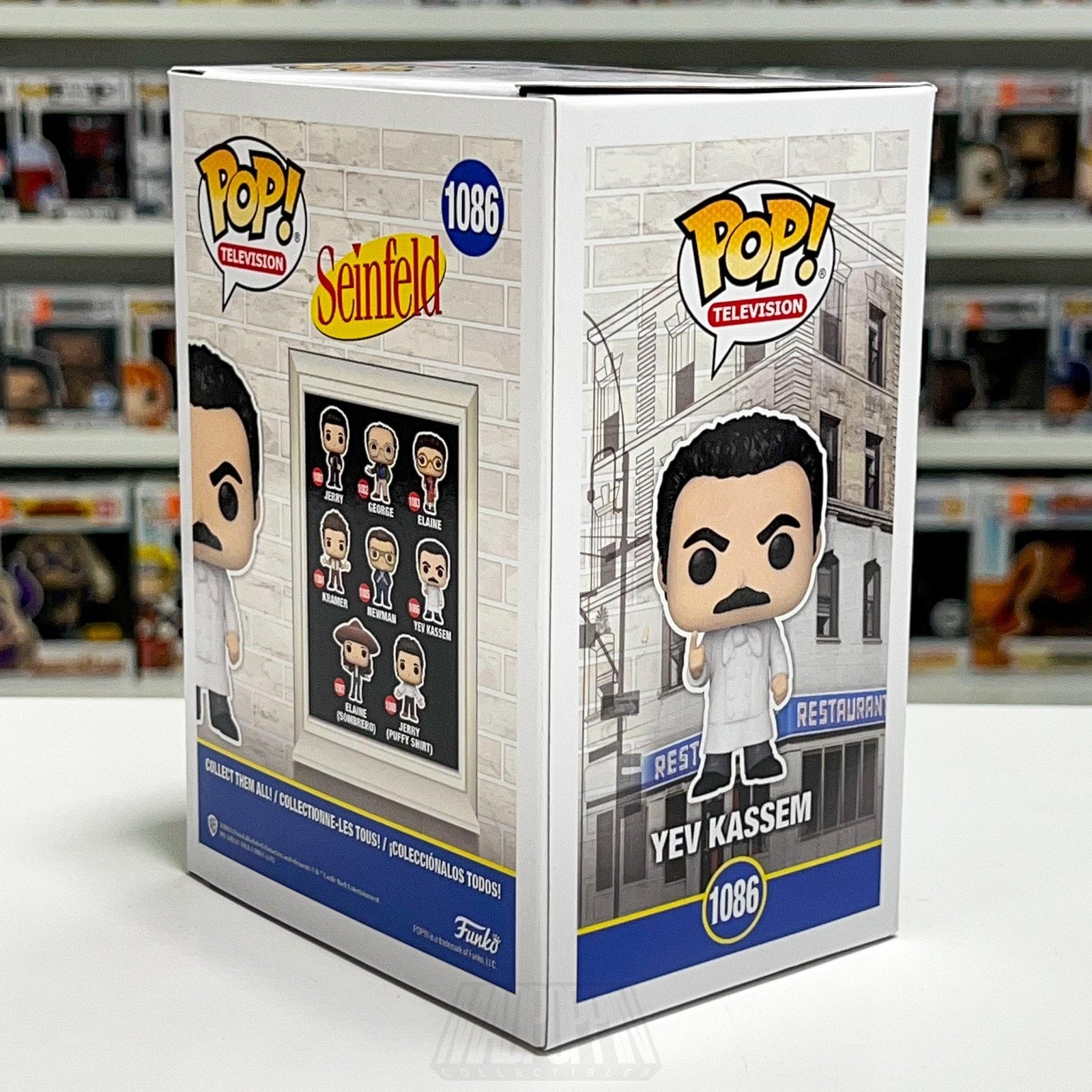 Funko Pop TV Seinfeld Yev Kassem Soup Nazi 1086 Comedy Sitcom Toy Vinyl Figure