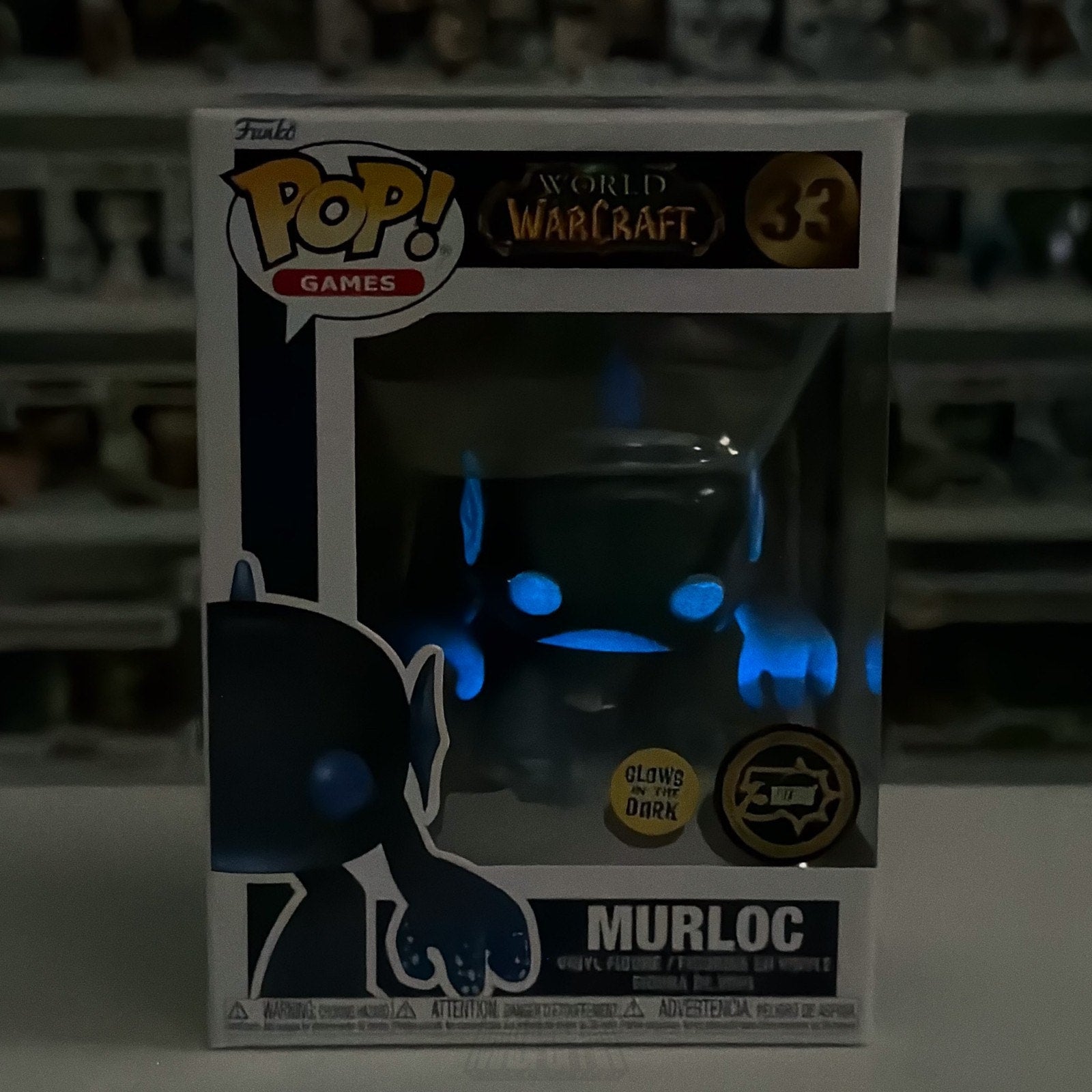 Funko Pop Games World of Warcraft WoW Murloc Blow Glow Blizzard 33 Vinyl Figure