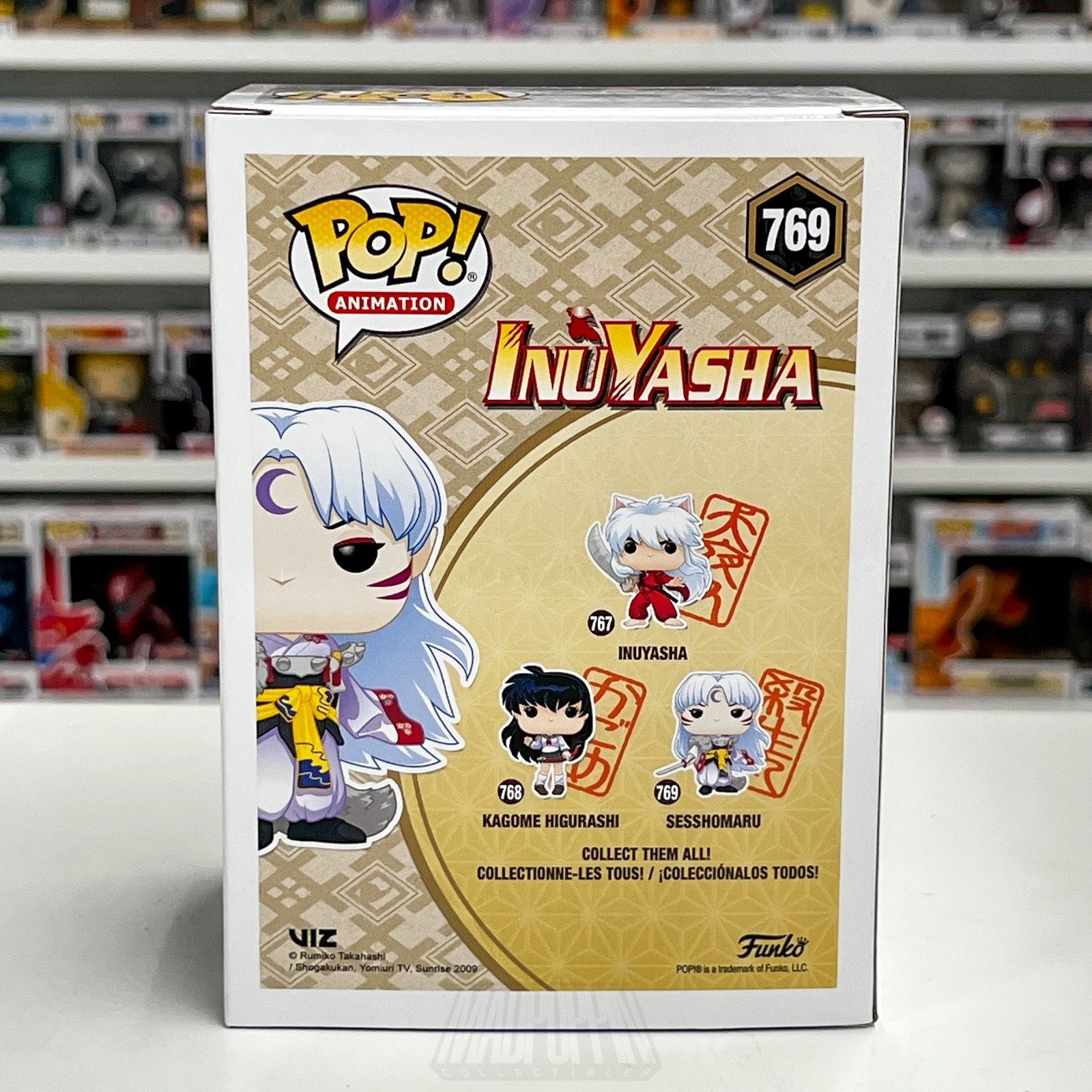 Funko Pop Anime Inuyasha Sesshomaru 769 Japanese Animation Manga Vinyl Figure
