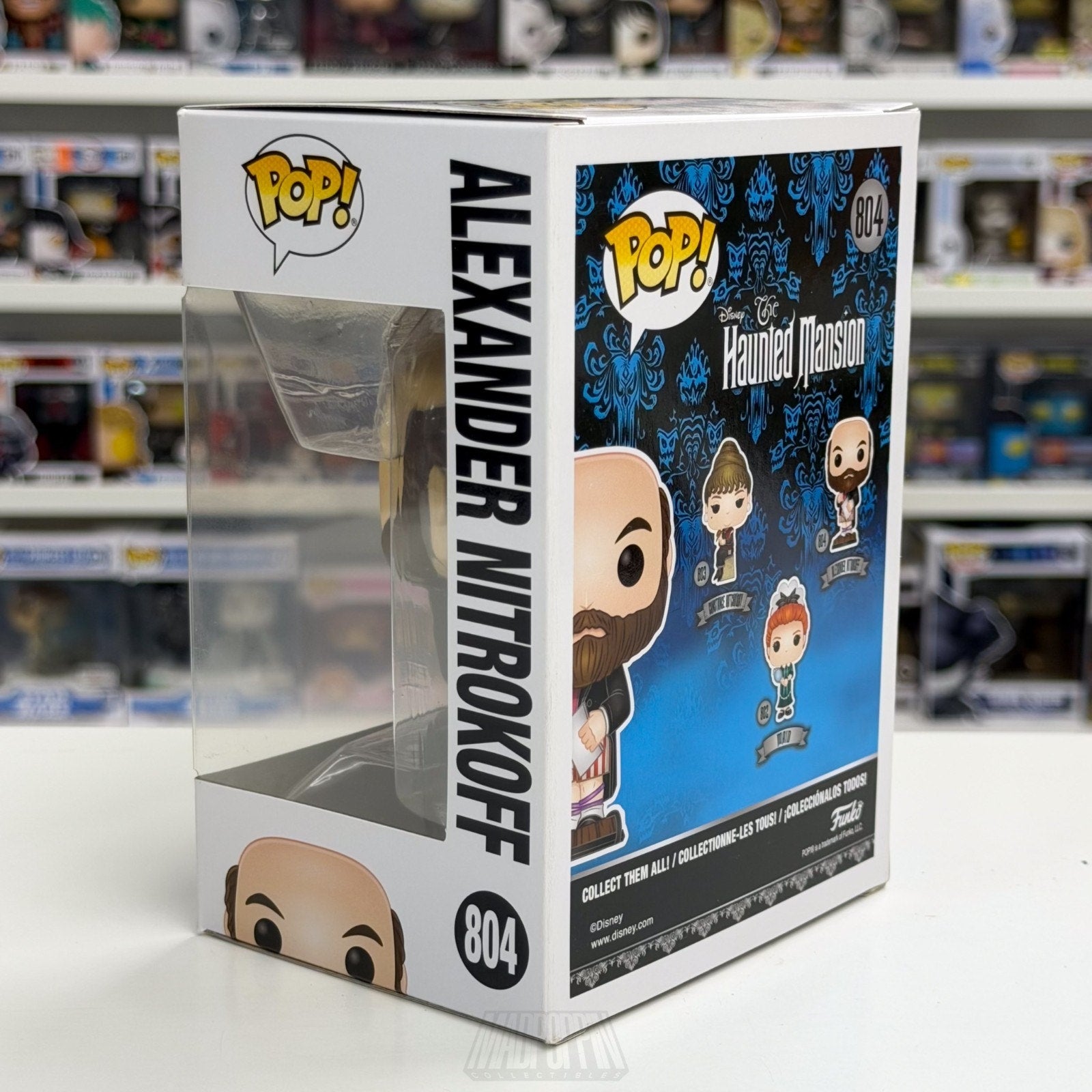 Funko Pop Disney The Haunted Mansion Alexander Nitrokoff 804 Ghost Vinyl Figure