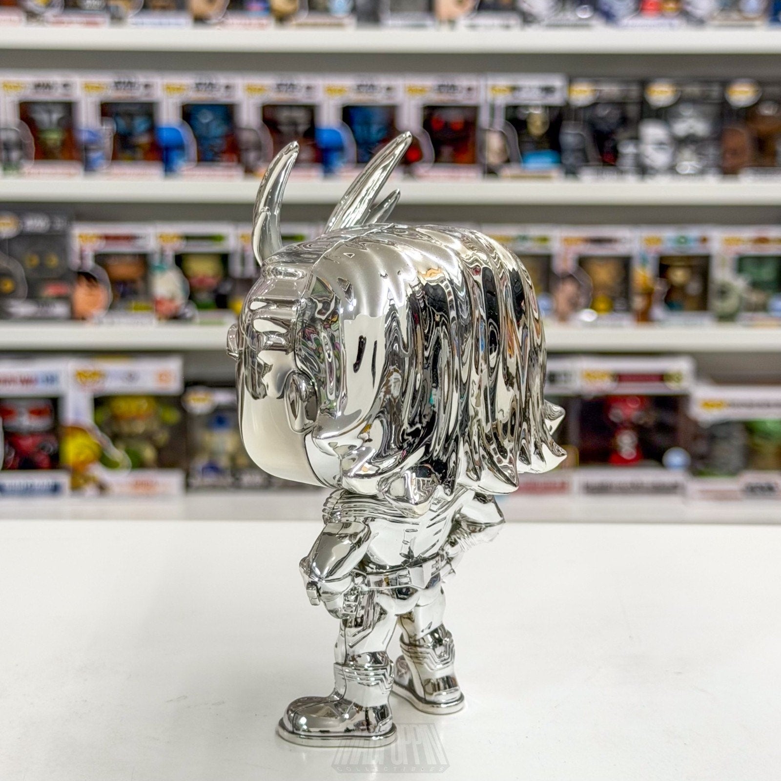 Funko Pop Anime My Hero Academia All Might Silver Chrome OOB Toy Vinyl Figure