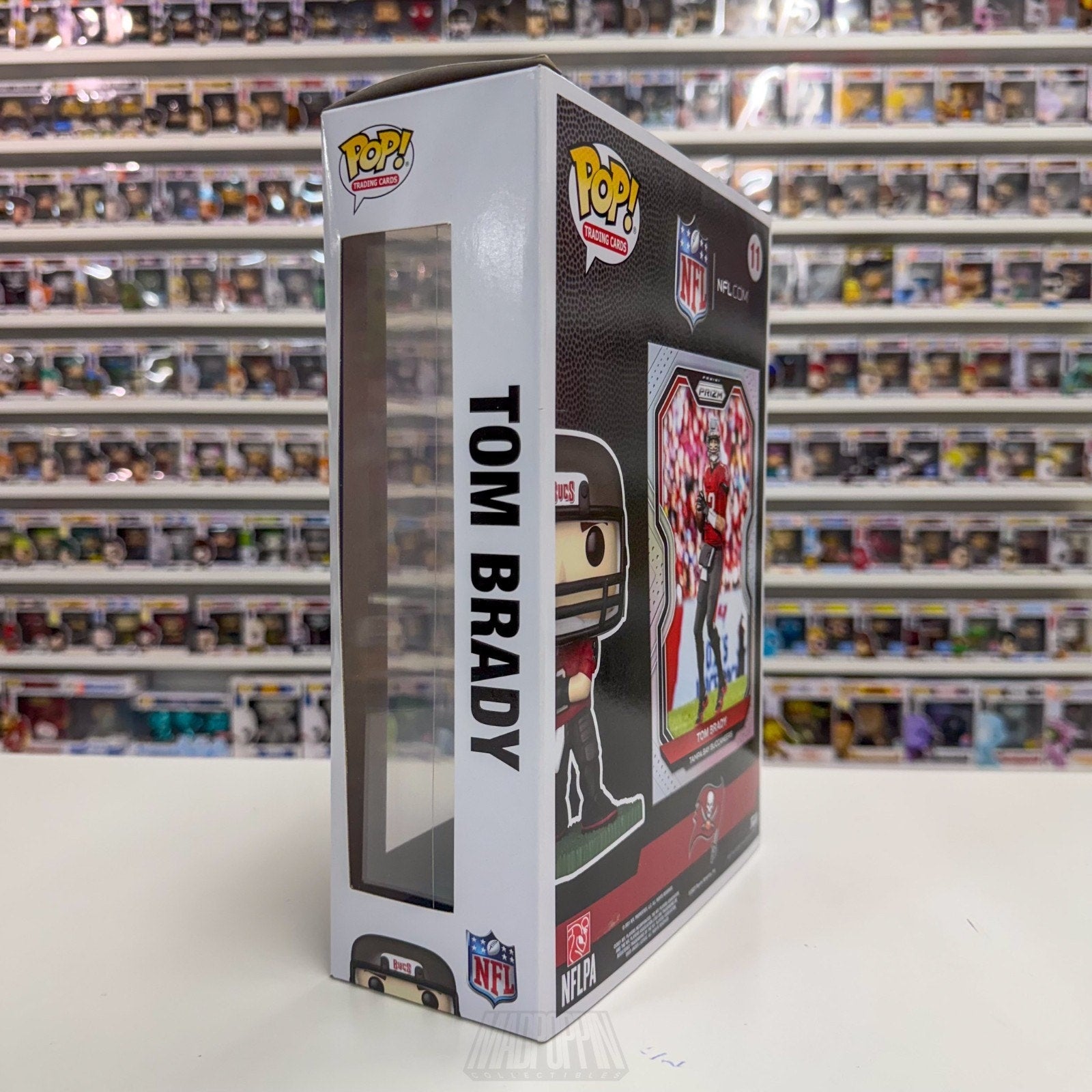 Funko Pop NLF Football Tampa Bay Bucs Tom Brady 11 Panini Prizm Toy Vinyl Figure