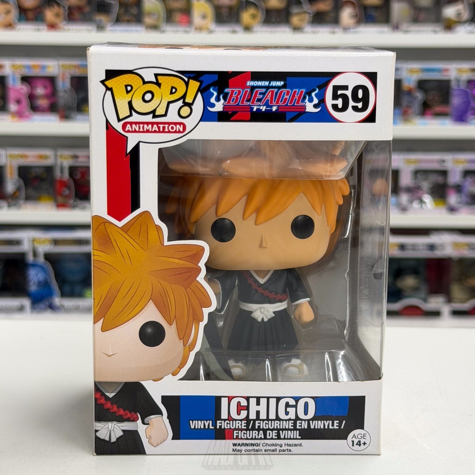 Funko Pop Anime Bleach Ichigo Kurosaki 59 Japan Manga Soul Reaper Vinyl Figure