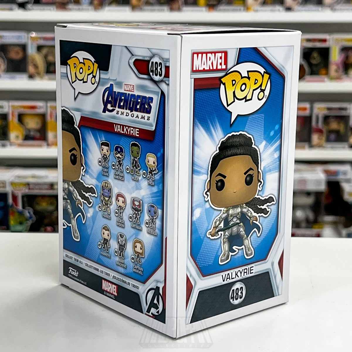 Funko Pop Marvel Collector Corps Avengers Endgame Valkyrie 483 Toy Vinyl Figure