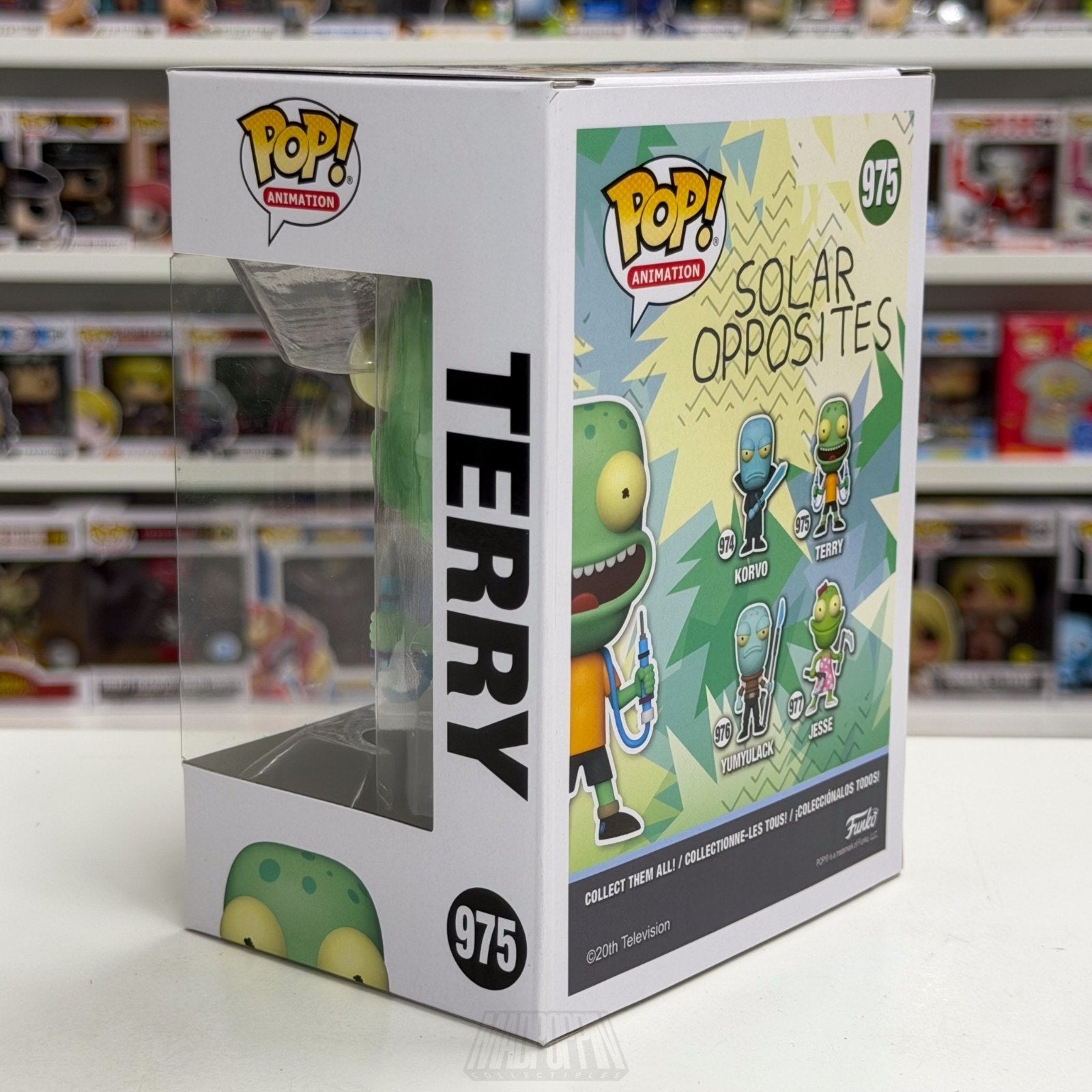 Funko Pop Animation Solar Opposites Terry 975 TV Show Alien Family Vinyl Figure