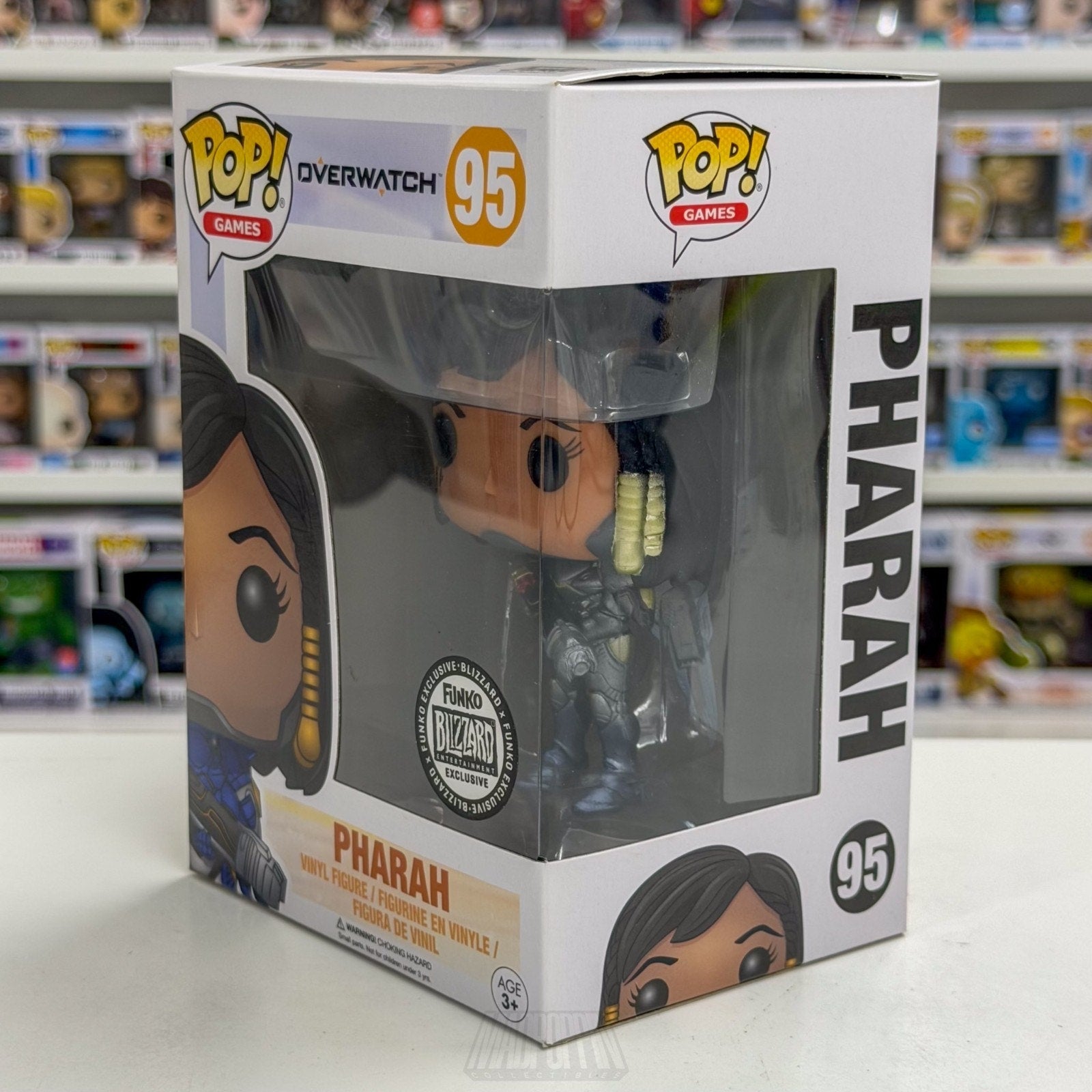 Funko Pop Games Overwatch Pharah Titanium Blizzard Gear Store 95 Vinyl Figure