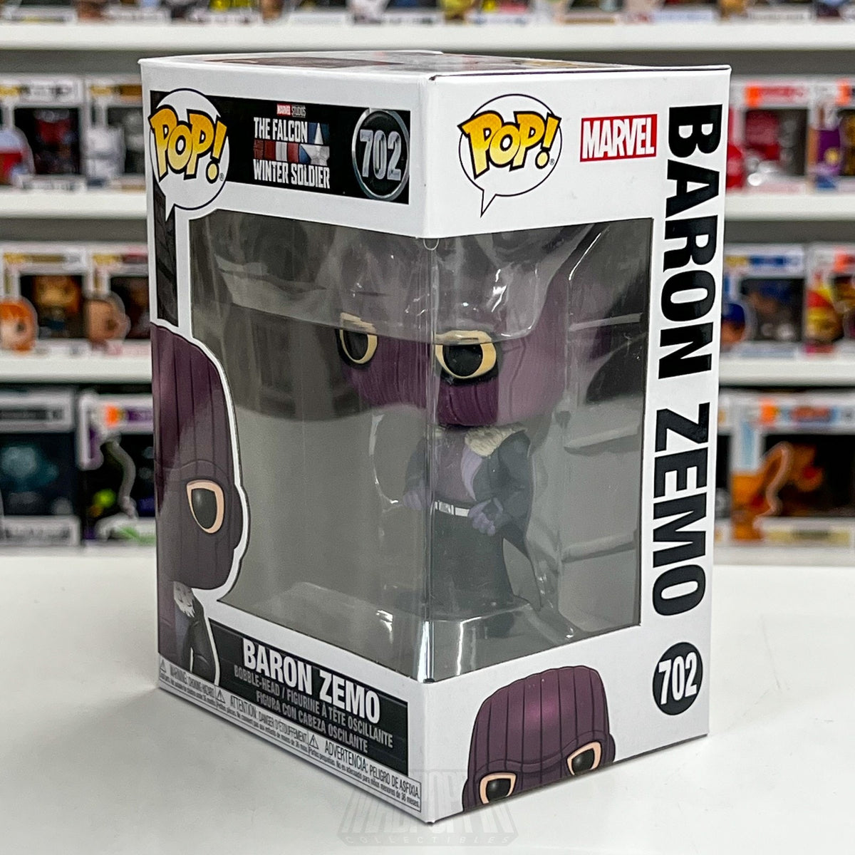 Funko Pop Marvel Falcon & Winter Soldier Baron Zemo 702 Vinyl Figure Comics MCU
